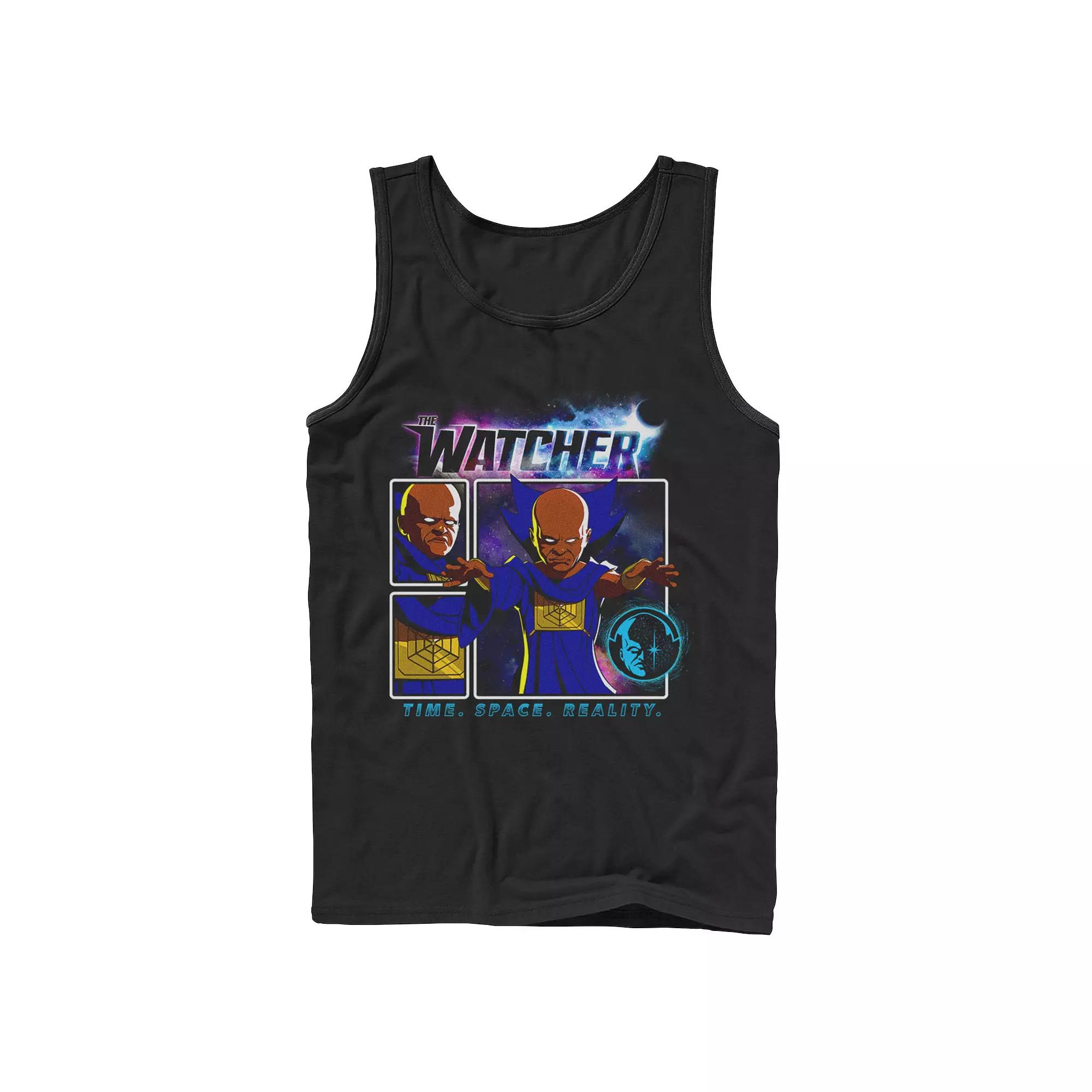 Men's DC Comics Shazam Tie Dye Logo Tank Top,  Product Image