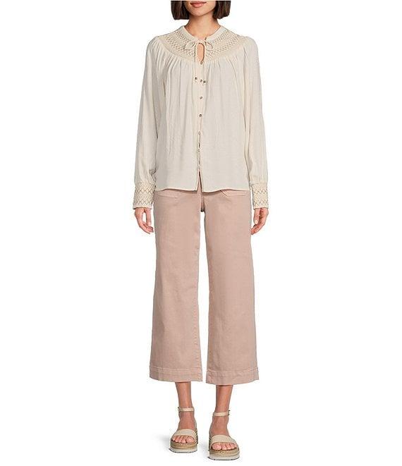 Nurture by Westbound Patch Pocket Wide-Leg Cropped Pants Product Image