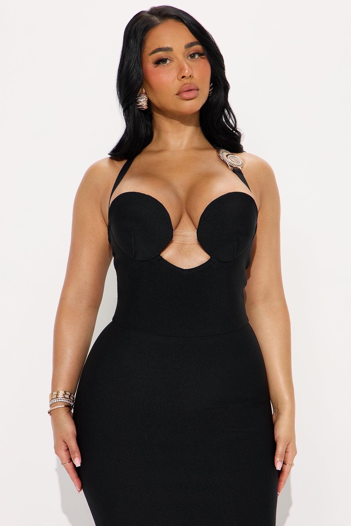 Cleo Bandage Maxi Dress - Black Product Image