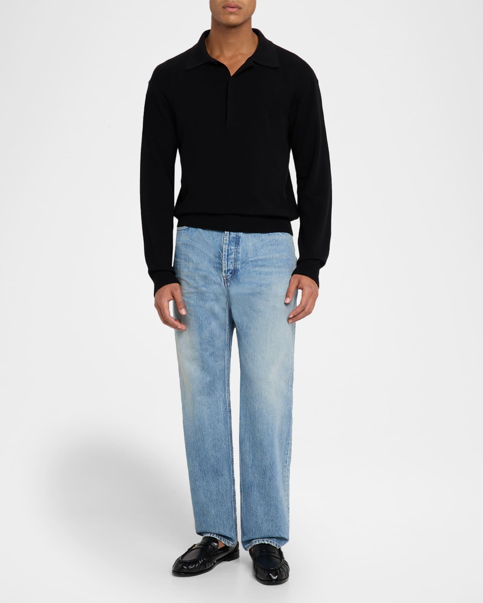 Men's Faded Jeans  Product Image