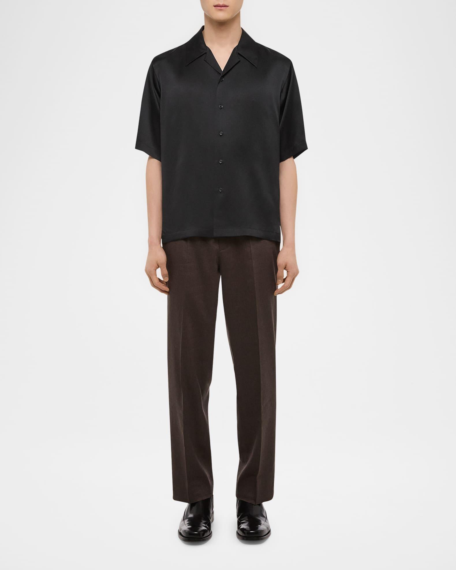 Men's Boxy Silk Camp Shirt Product Image