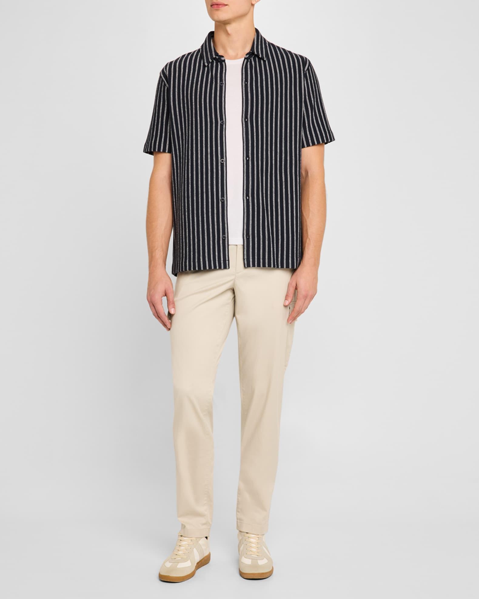 Men's Boucle Striped Sport Shirt Product Image