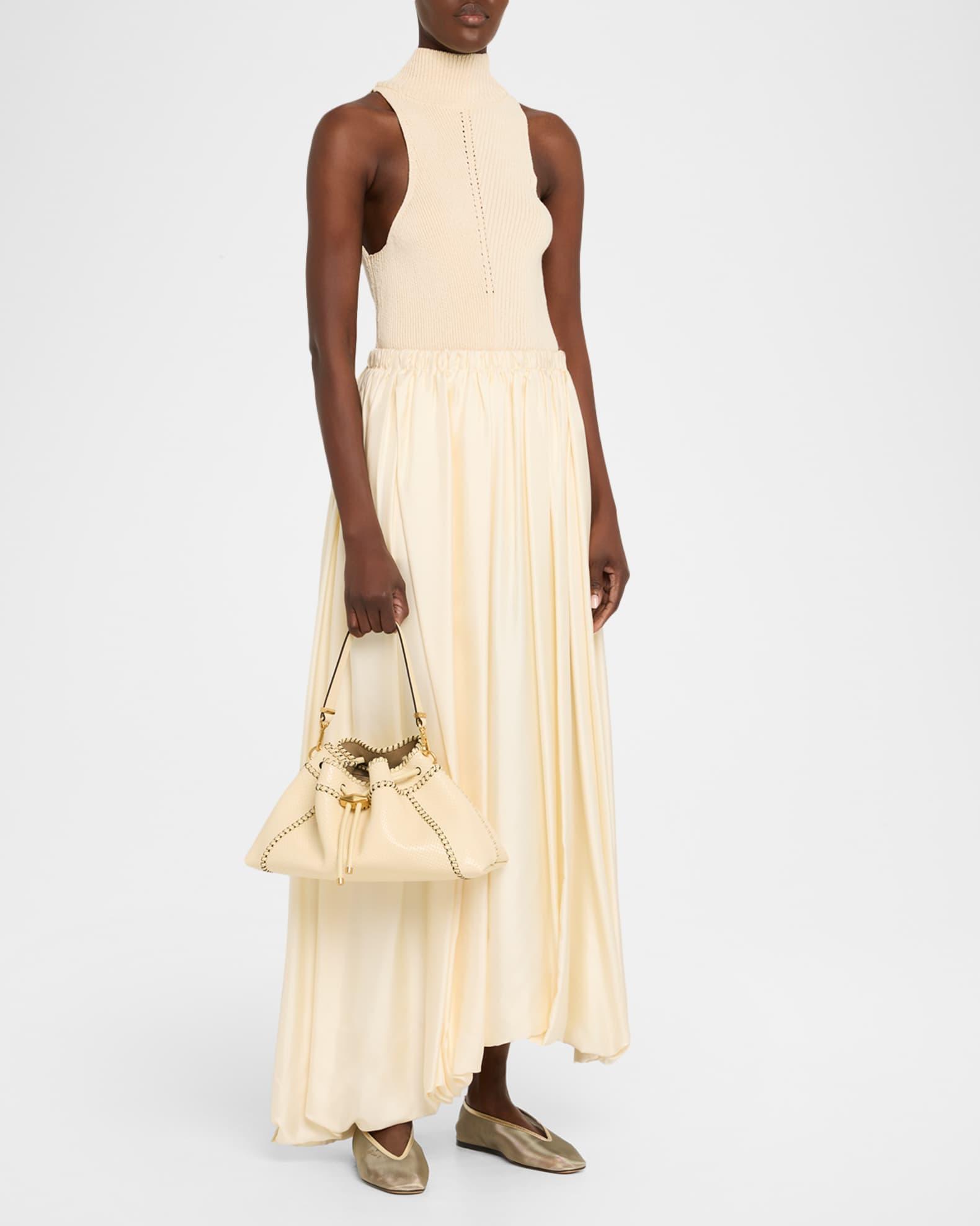 Bon Bon Drawstring Printed Leather Bucket Bag Product Image