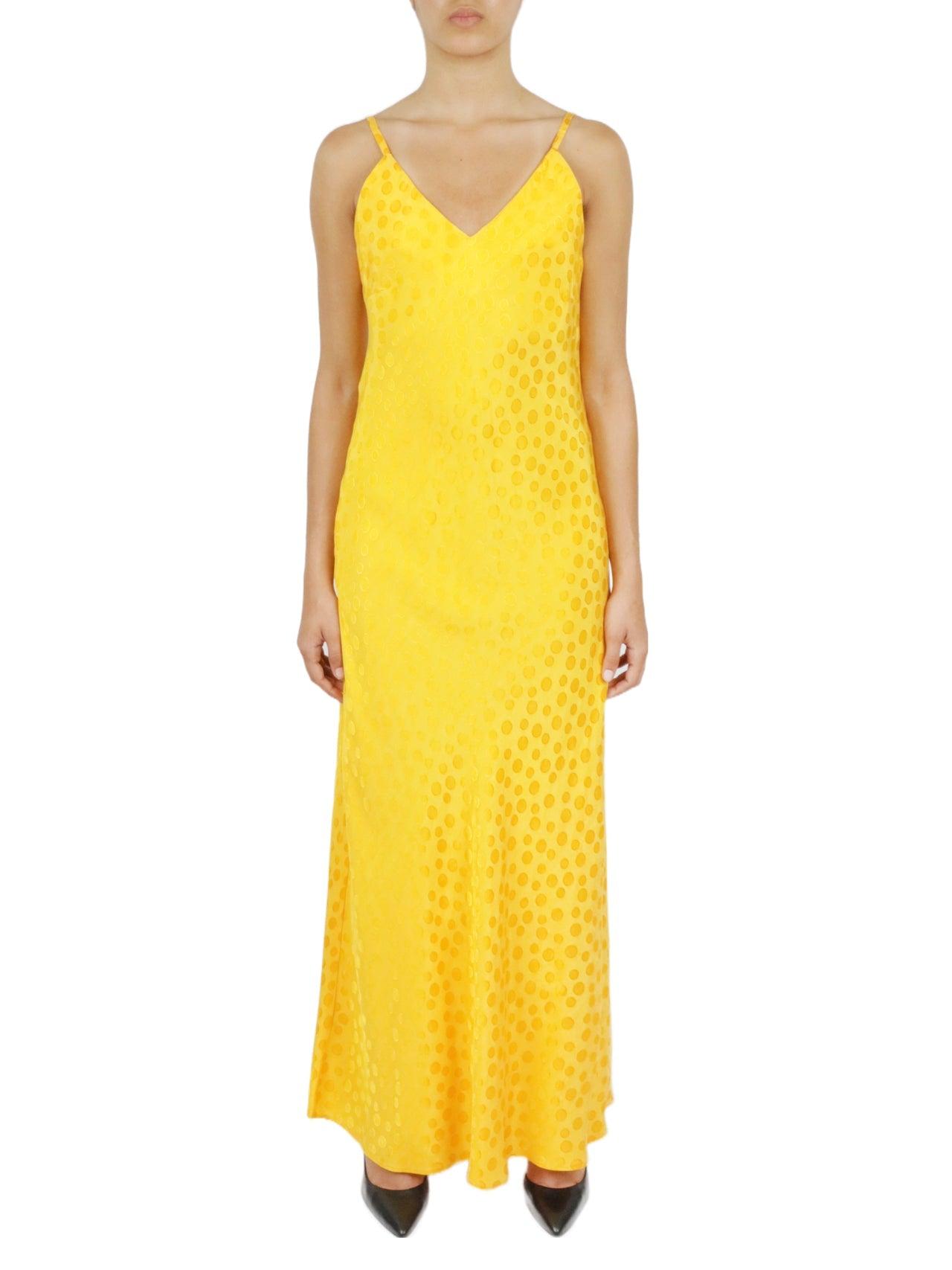 Tonal Patterned Charmeuse Dress Product Image