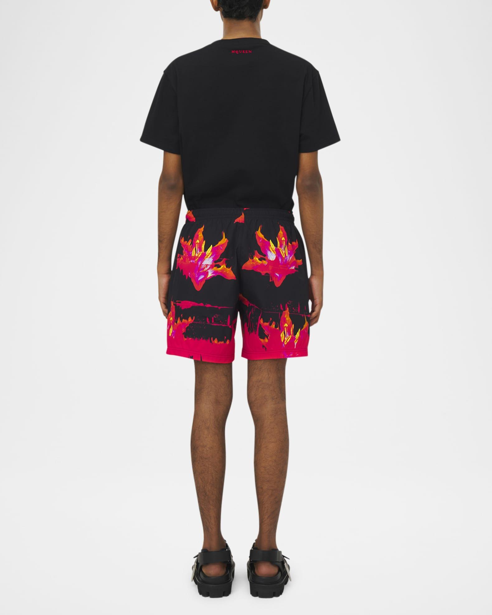 Mens Fire Lily Swim Trunks Product Image