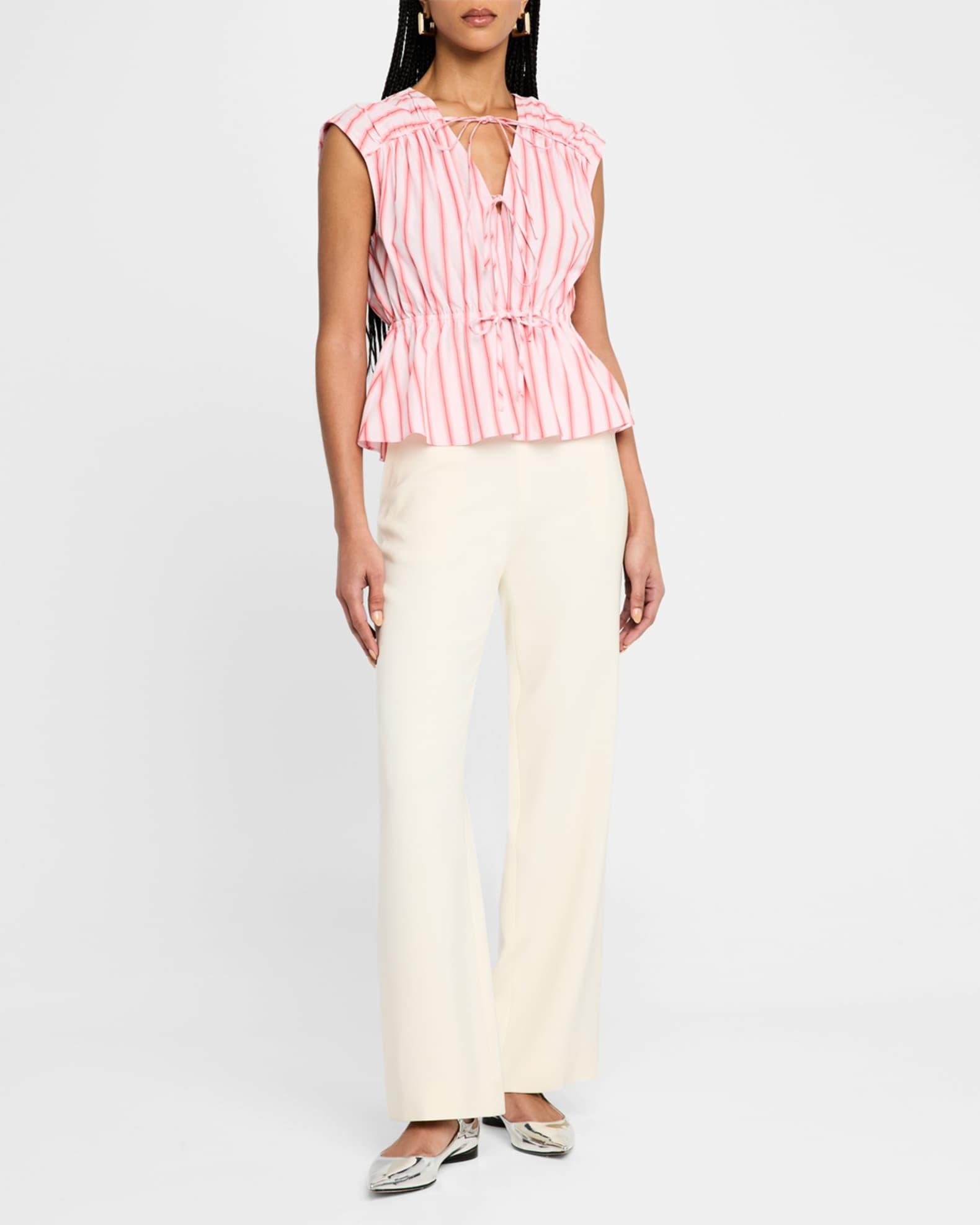 Caroline Striped Double-Tie Top Product Image