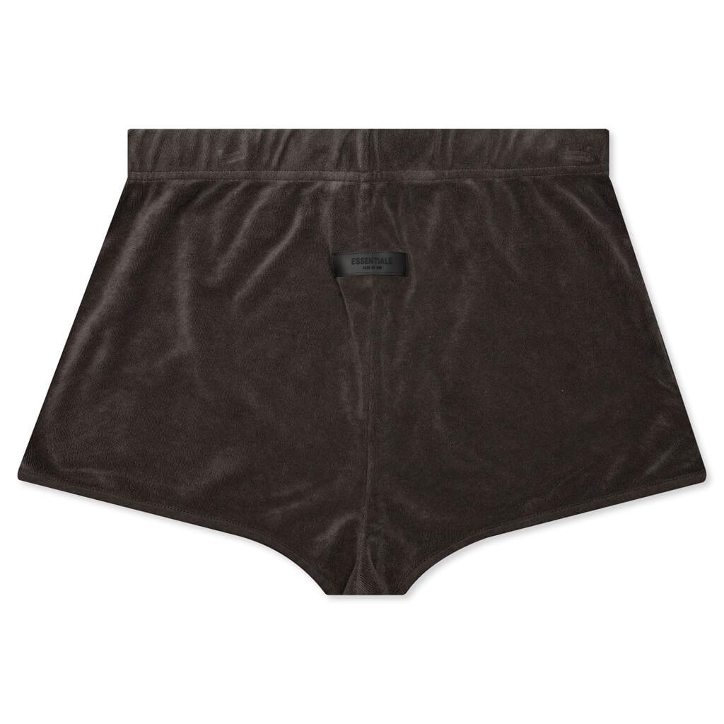 Women's Terry Beach Short - Off Black Female Product Image