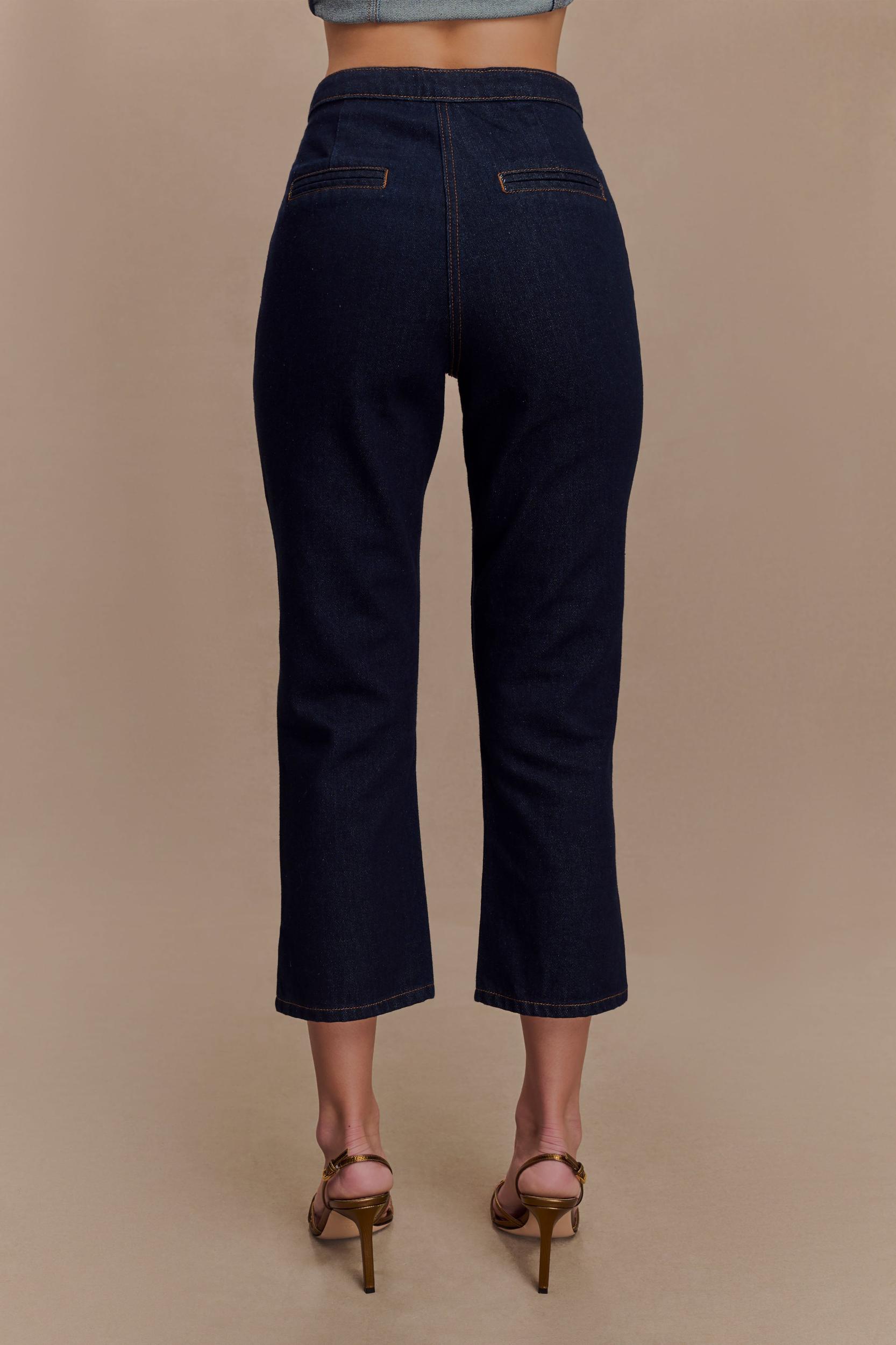 Hudson Denim Capri Pants - Indigo Blue Product Image