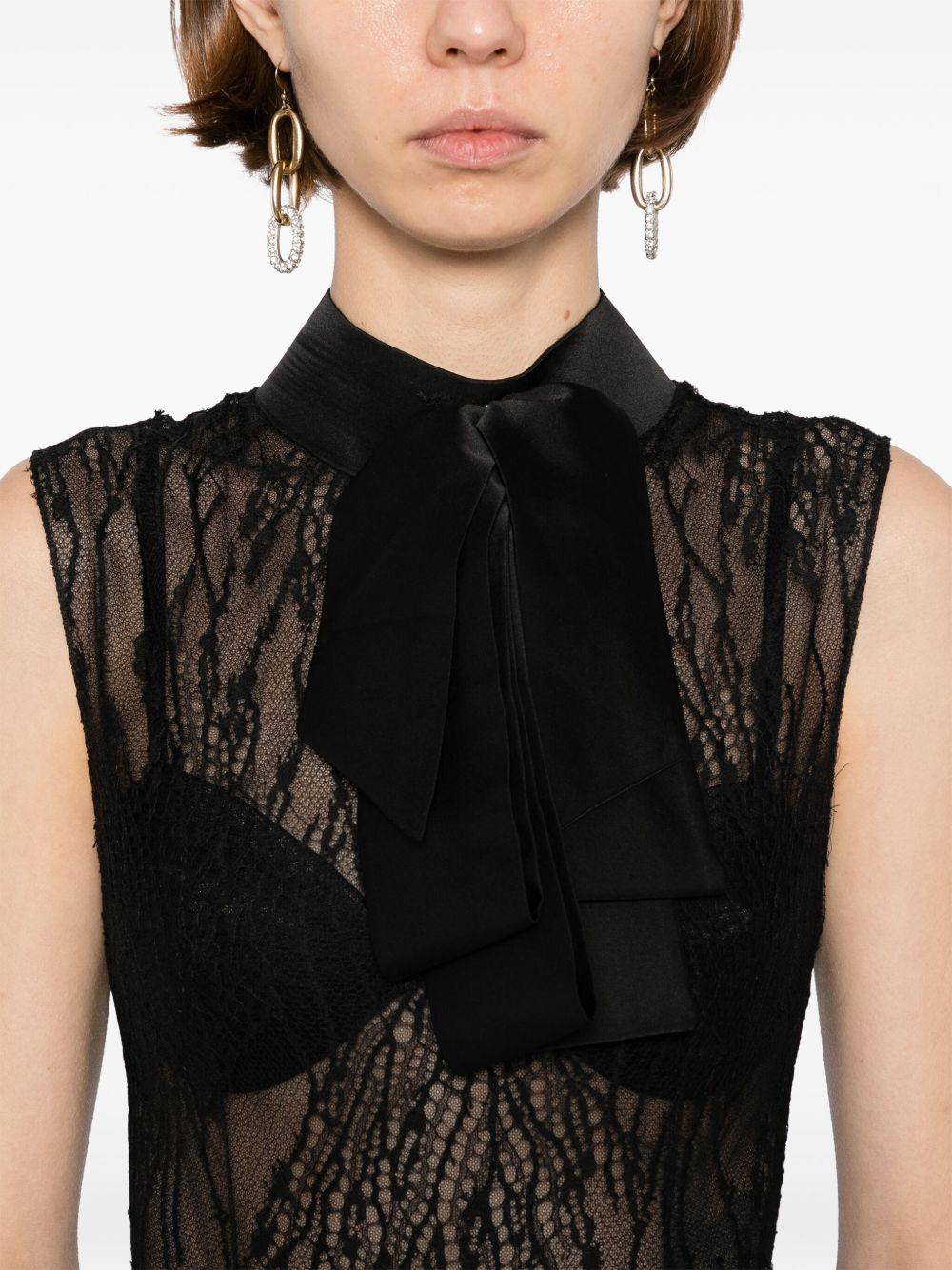 lace sleeveless dress Product Image