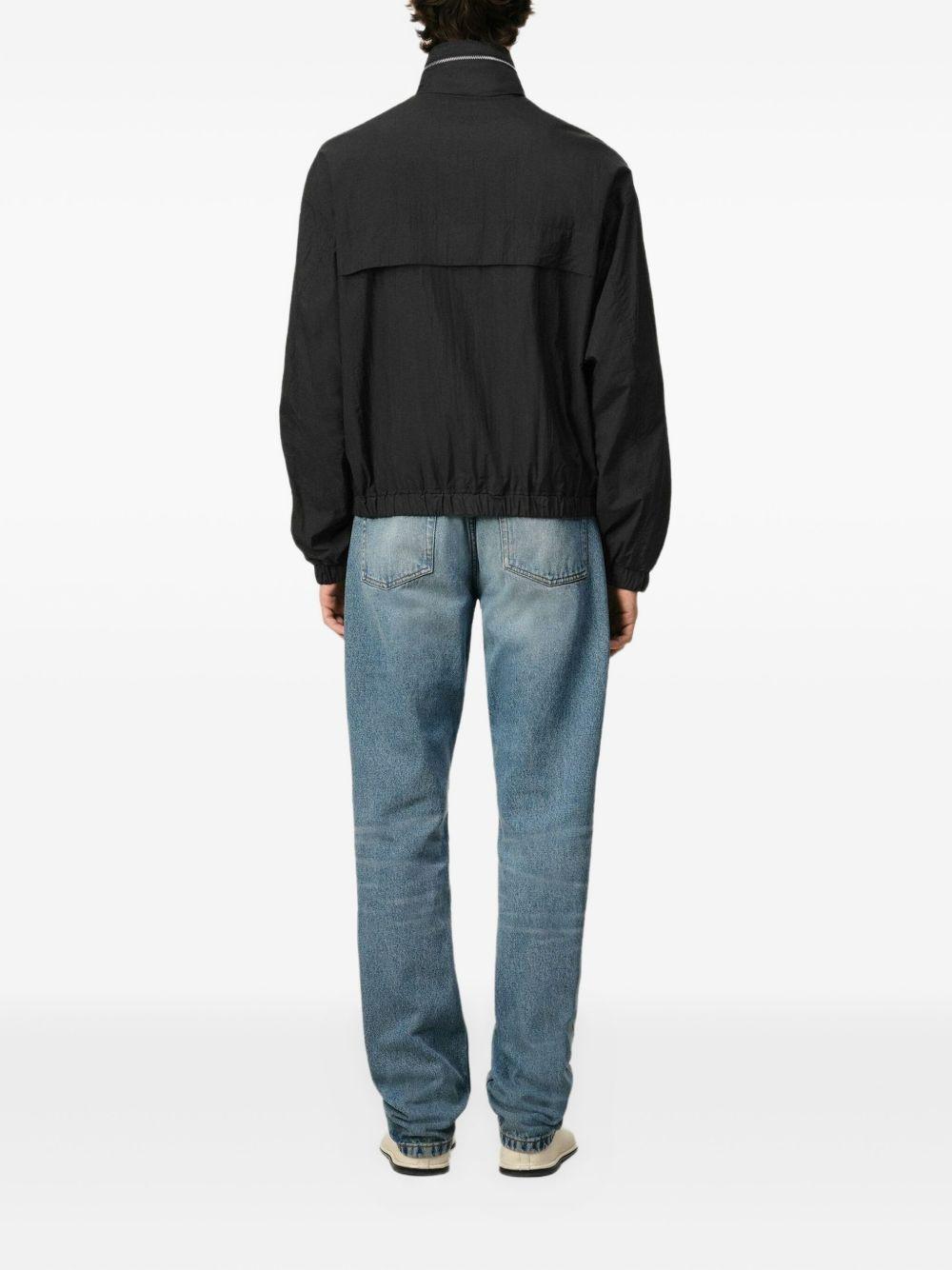 logo-print zip-up windbreaker Product Image