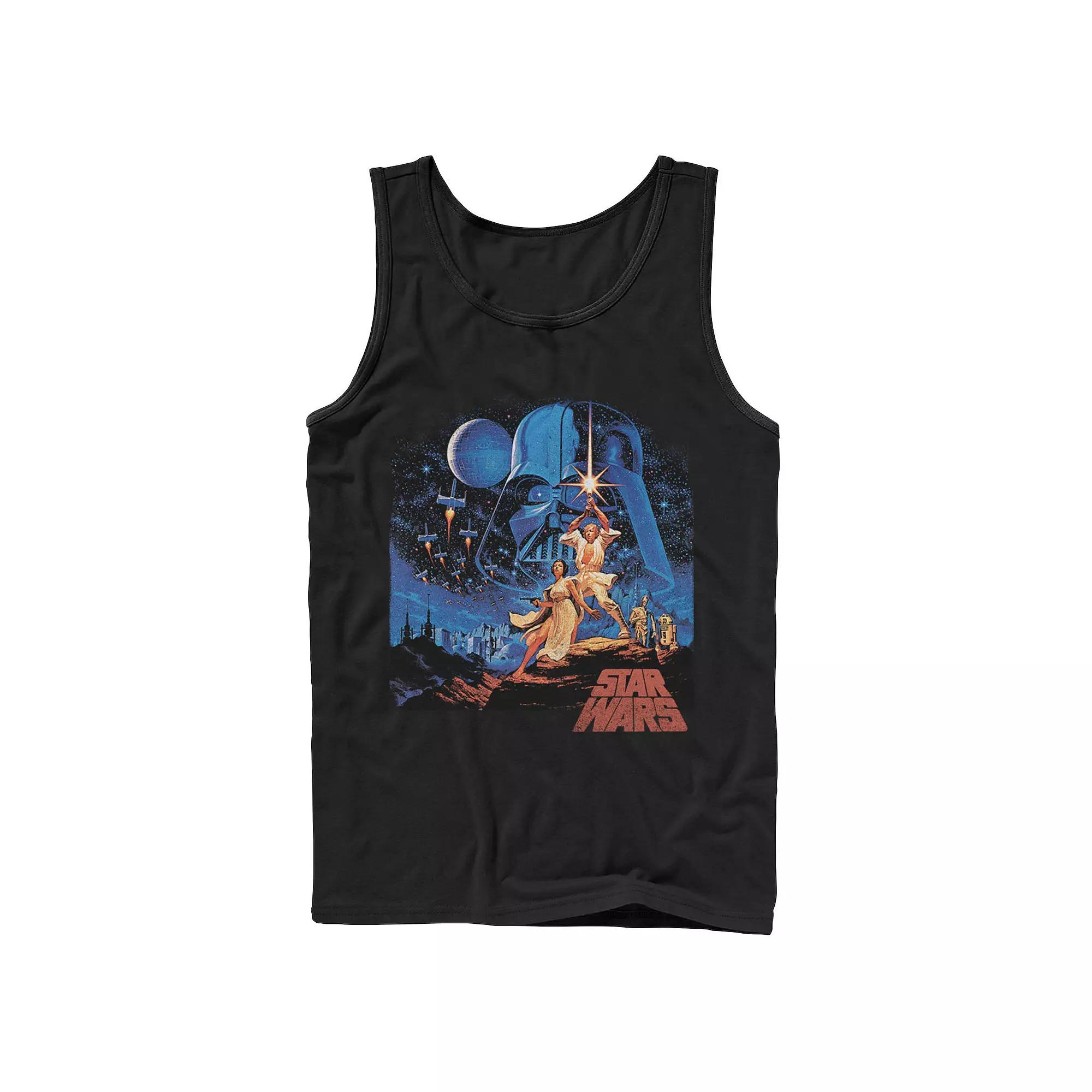 Men's Star Wars The Mandalorian Ahsoka Tano Jedi Knight Portrait Panels Tank Top,  Product Image