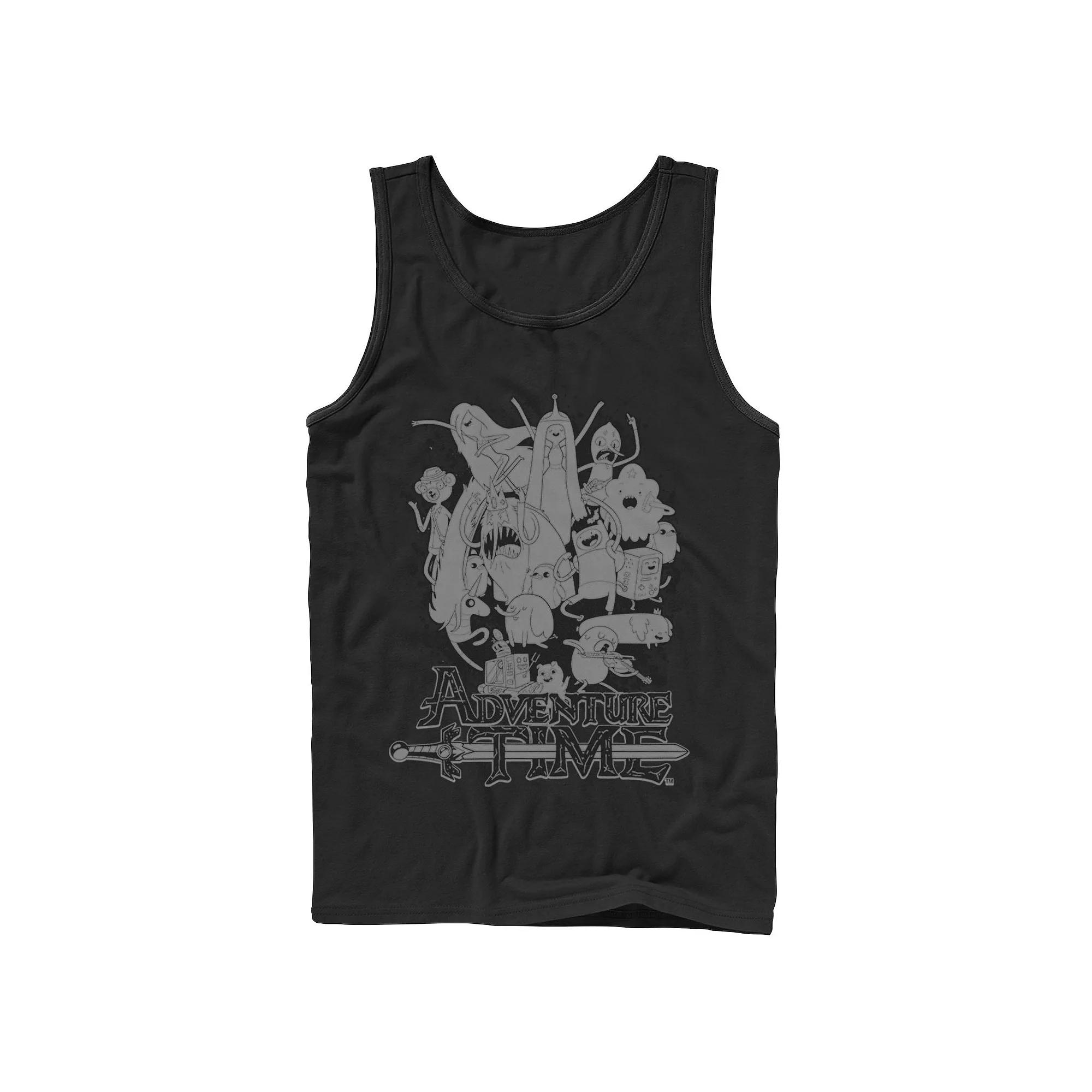 Men's Cartoon Network Adventure Time Splash Tank Top,  Product Image