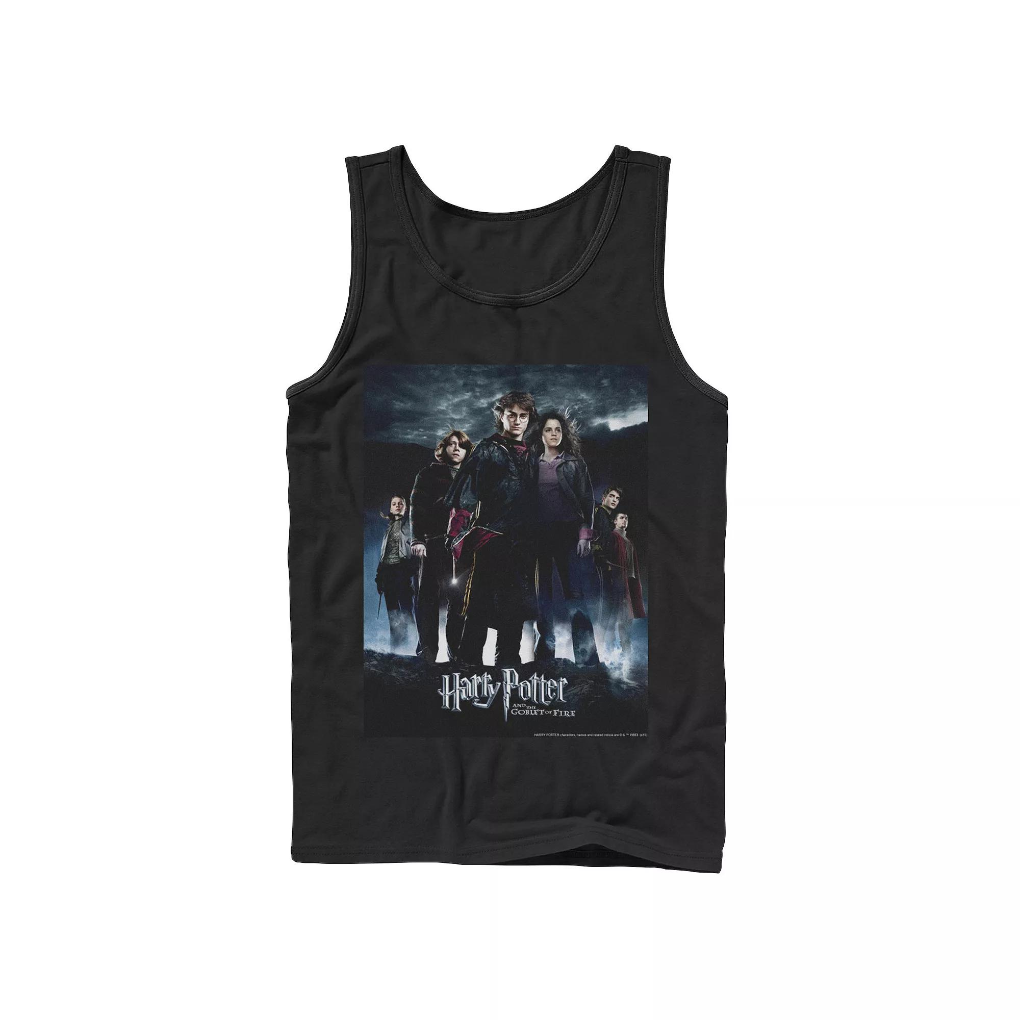 Mens Harry Potter And The Goblet Of Fire Poster Graphic Tank Top Product Image