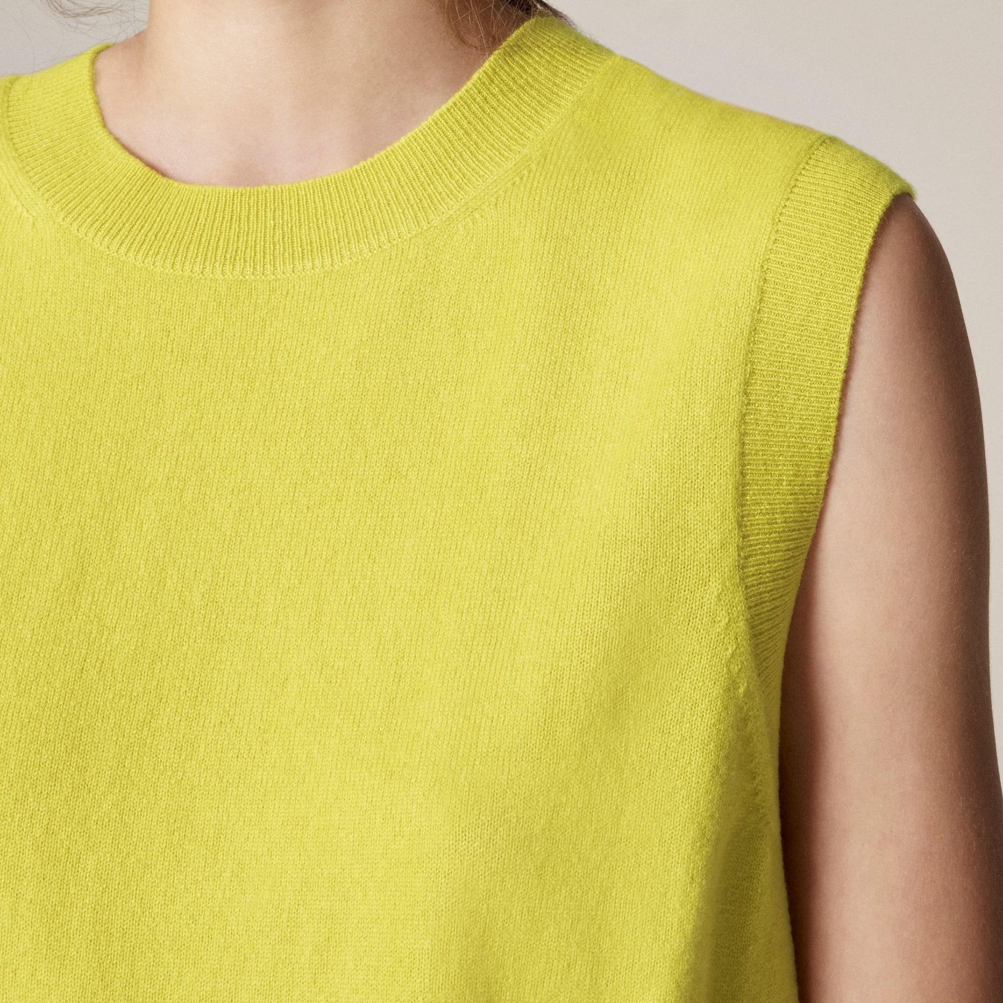 Cashmere relaxed sweater shell Product Image