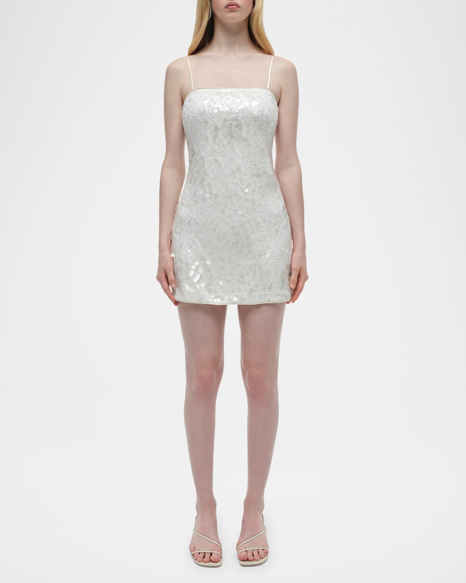 Lollie Sequined Sleeveless Mini Dress Product Image