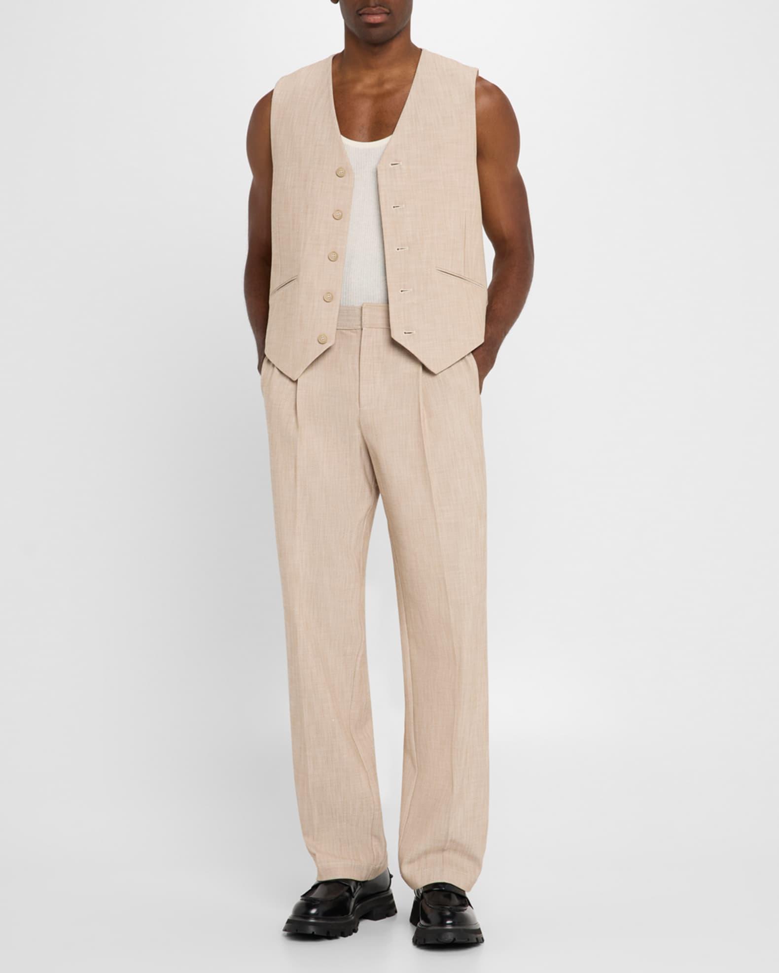 Men's Pleated Pull-On Pants Product Image