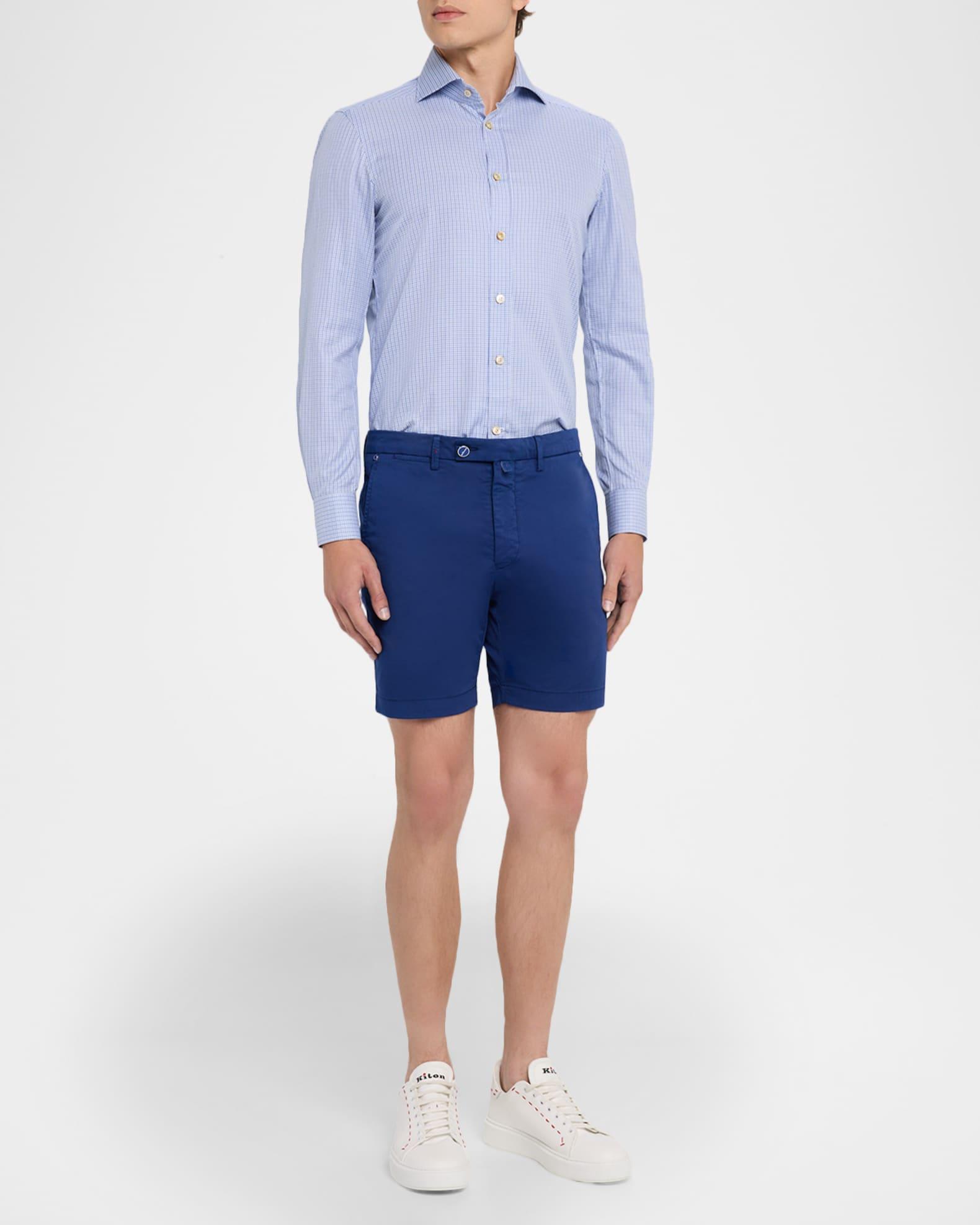 Men's Slim Flat-Front Shorts Product Image