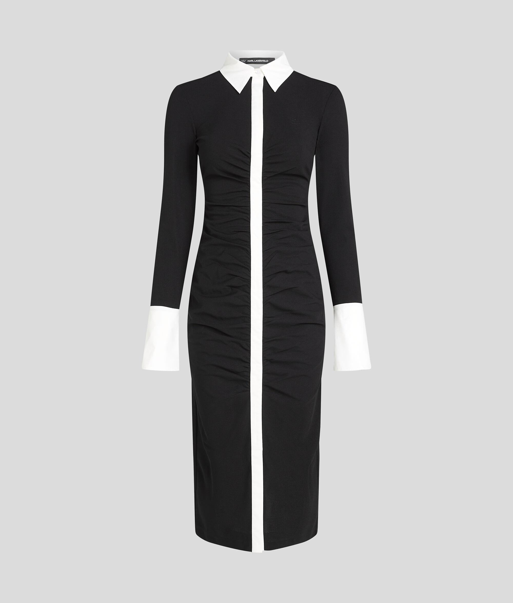 LONG-SLEEVED POLO DRESS Product Image
