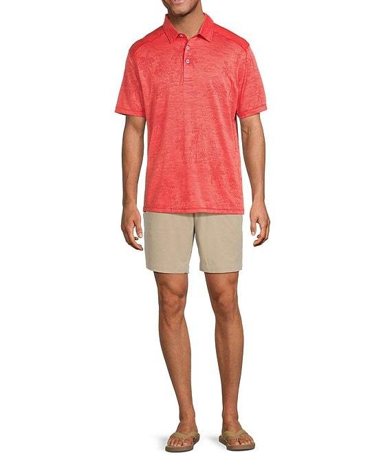 Tommy Bahama Big & Tall IslandZone Palm Coast Isles Short-Sleeve Polo Shirt Product Image