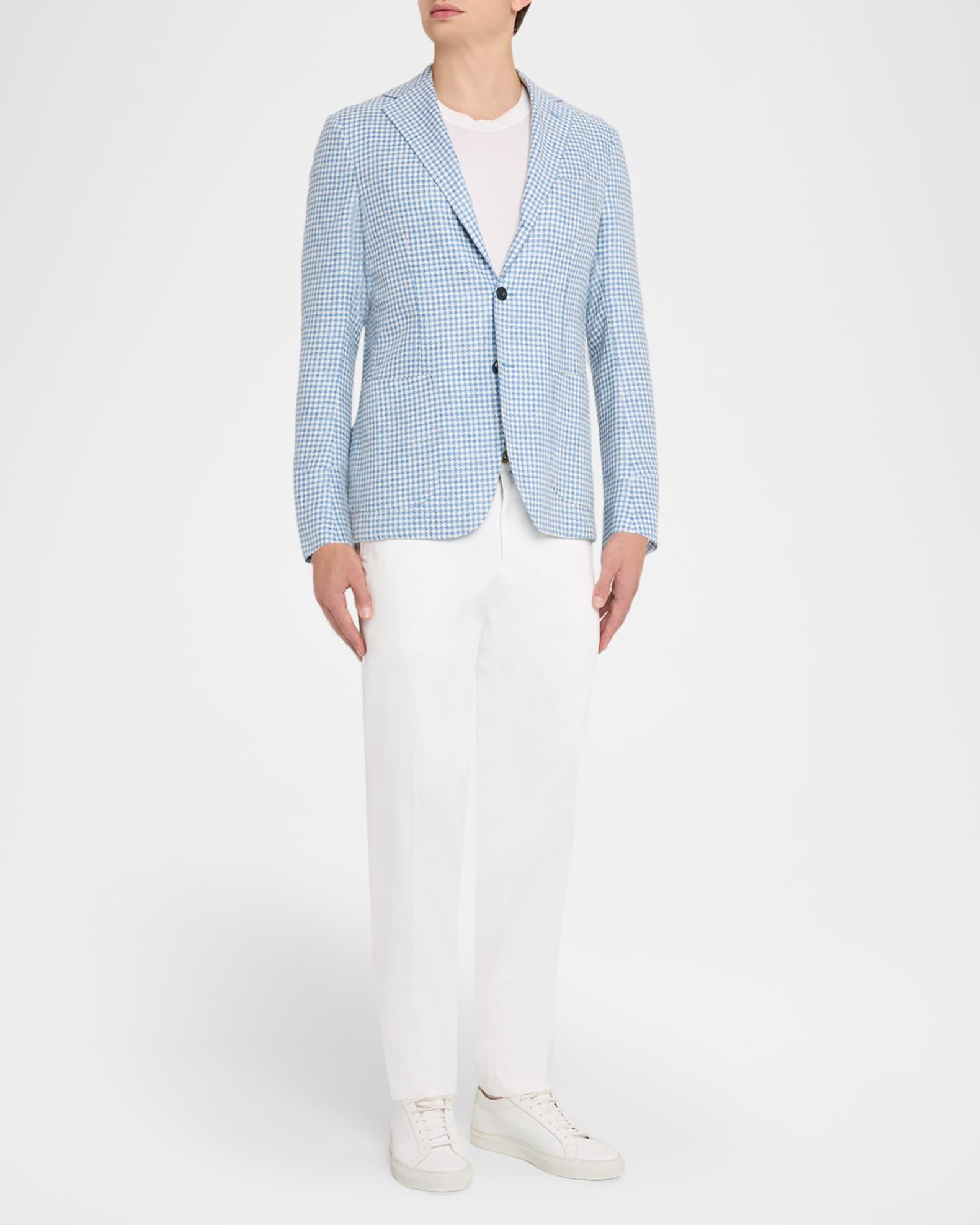 Men's Houndstooth Single-Breasted Sport Coat Product Image