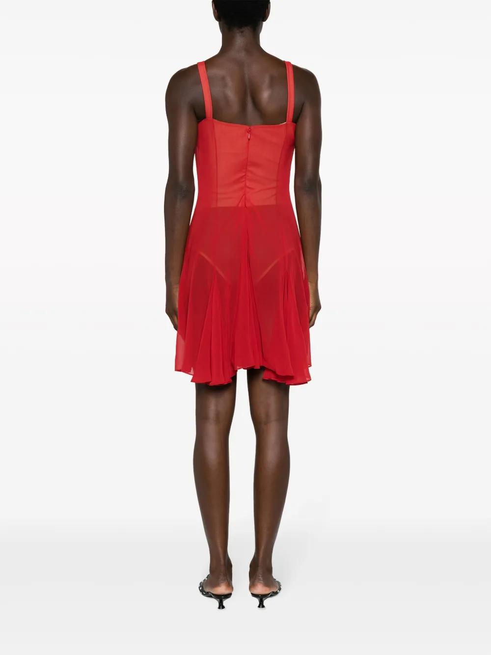 cut-out tulle minidress Product Image