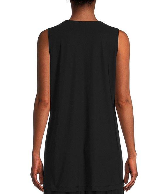 Bryn Walker Vibo Microfiber Jersey V-Neck Sleeveless Tunic Product Image