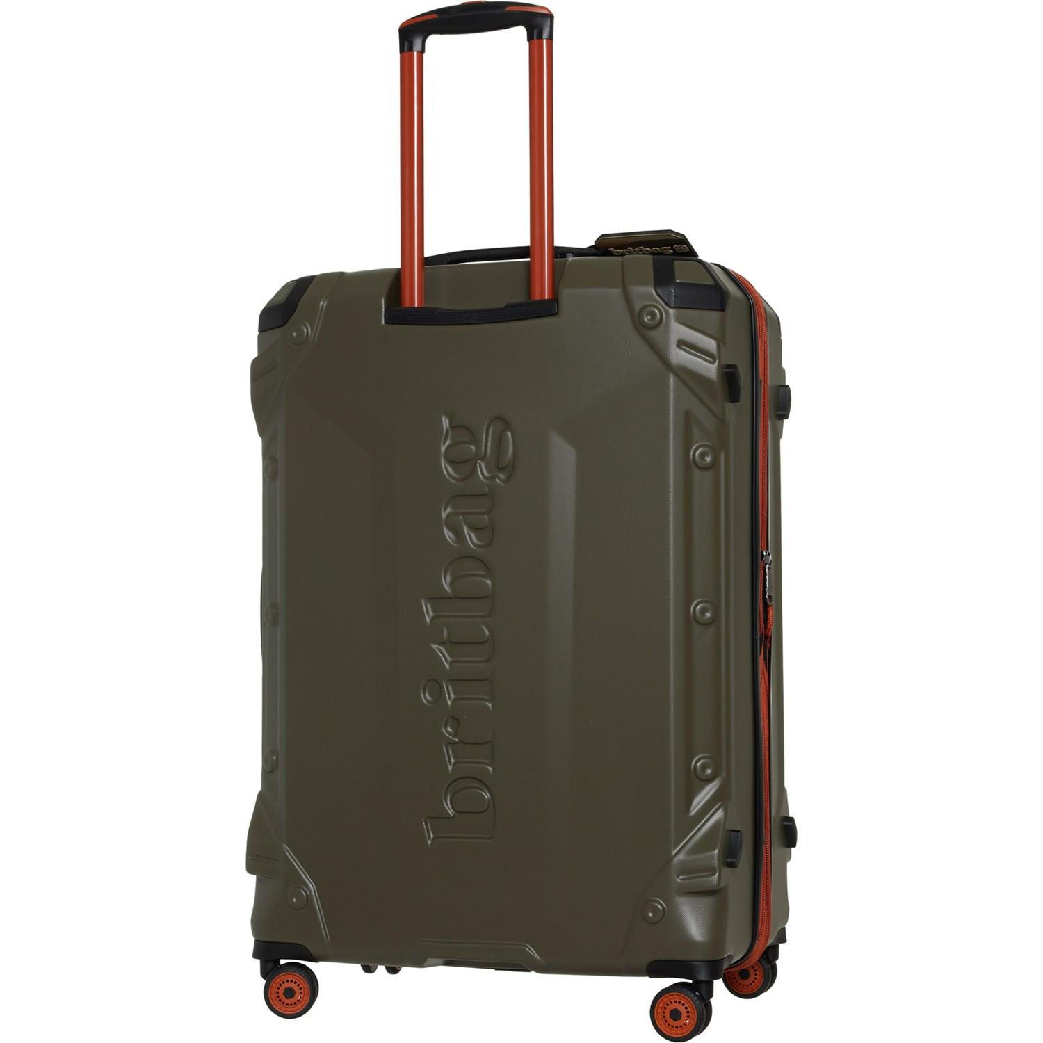 BritBag 32” Himalayas Spinner Suitcase - Hardside, Expandable, Dark Olive-Rust Trim Product Image