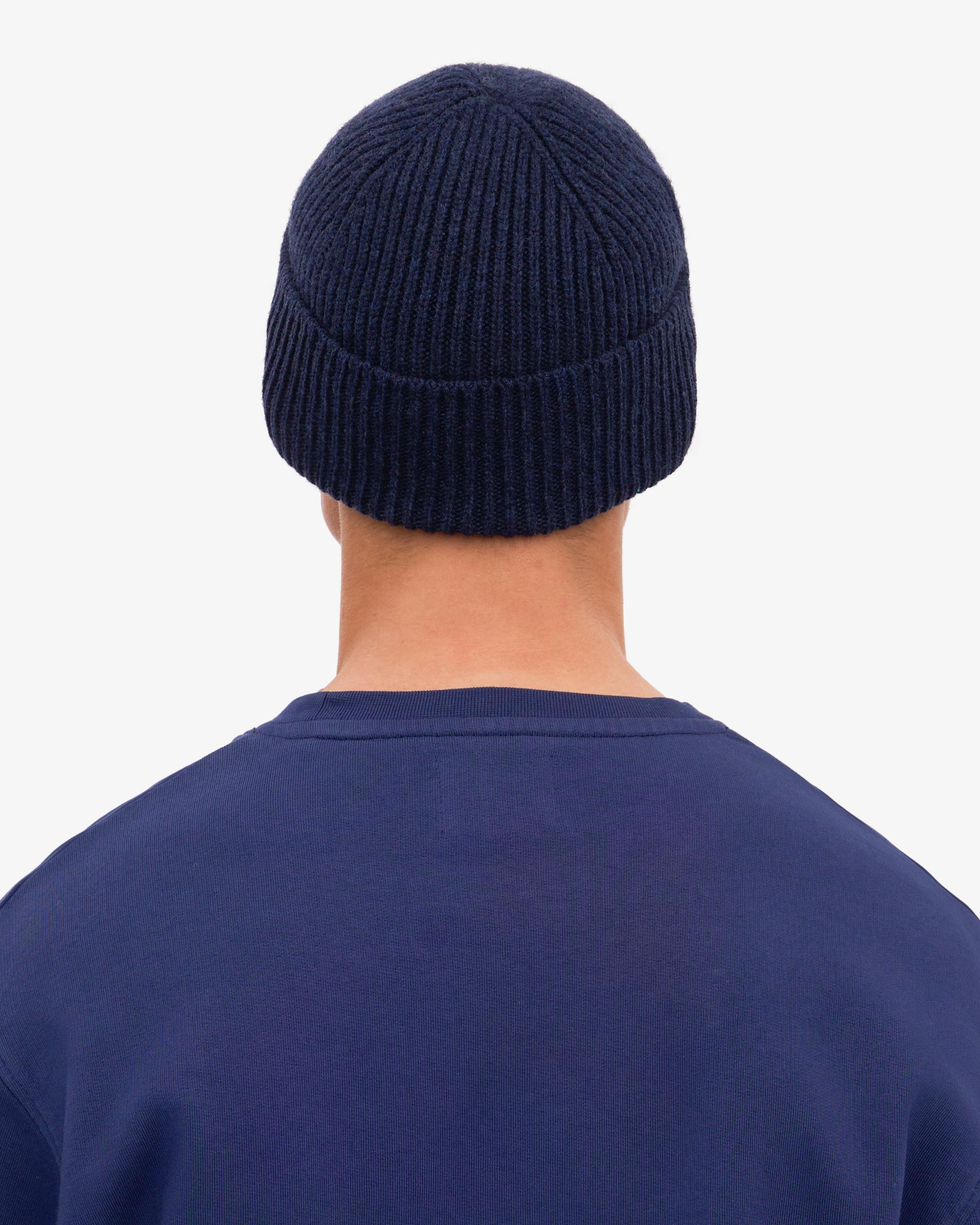 Merino Wool Beanie - Oxblood Red Product Image