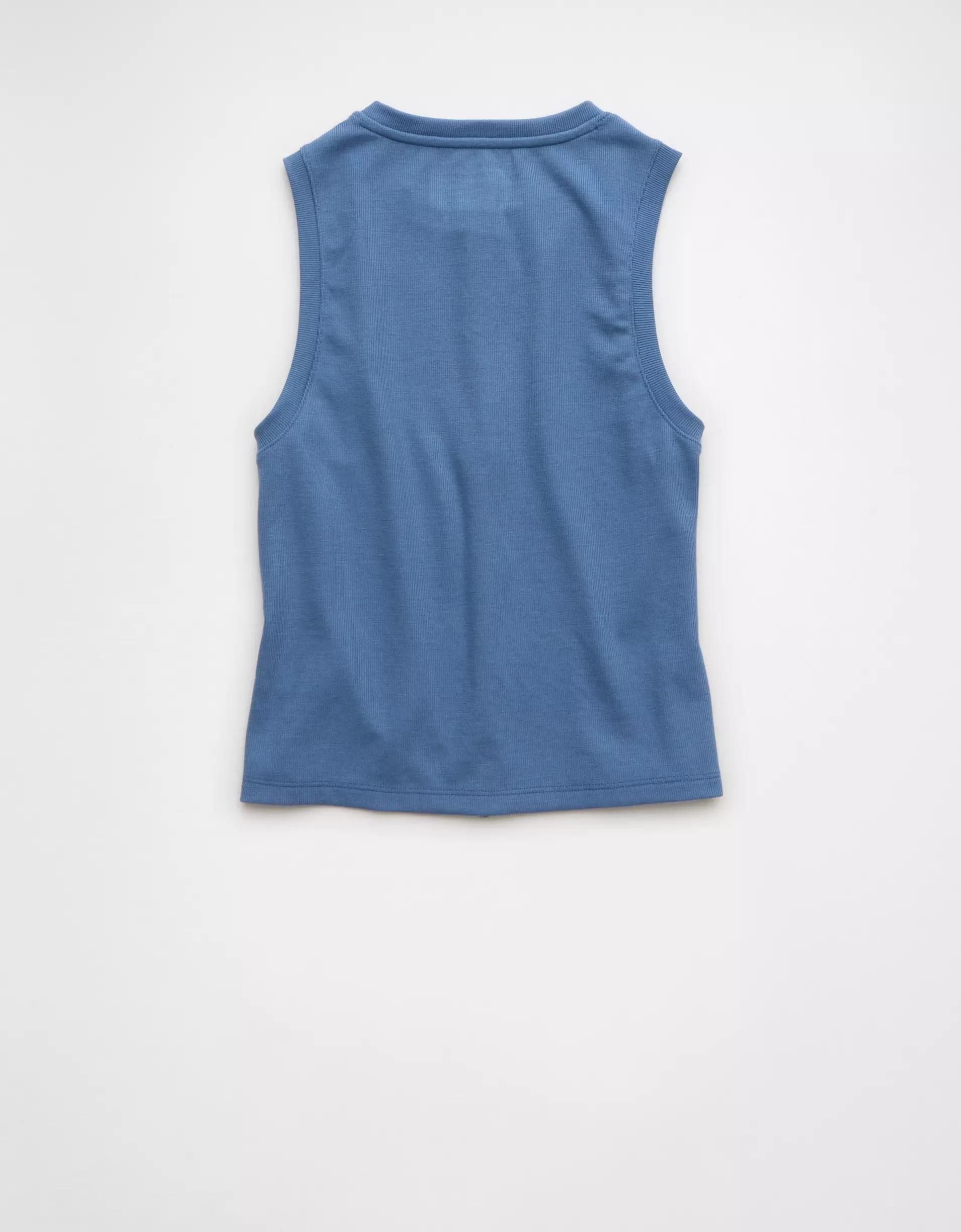 AE Button-Up Tank Top Product Image