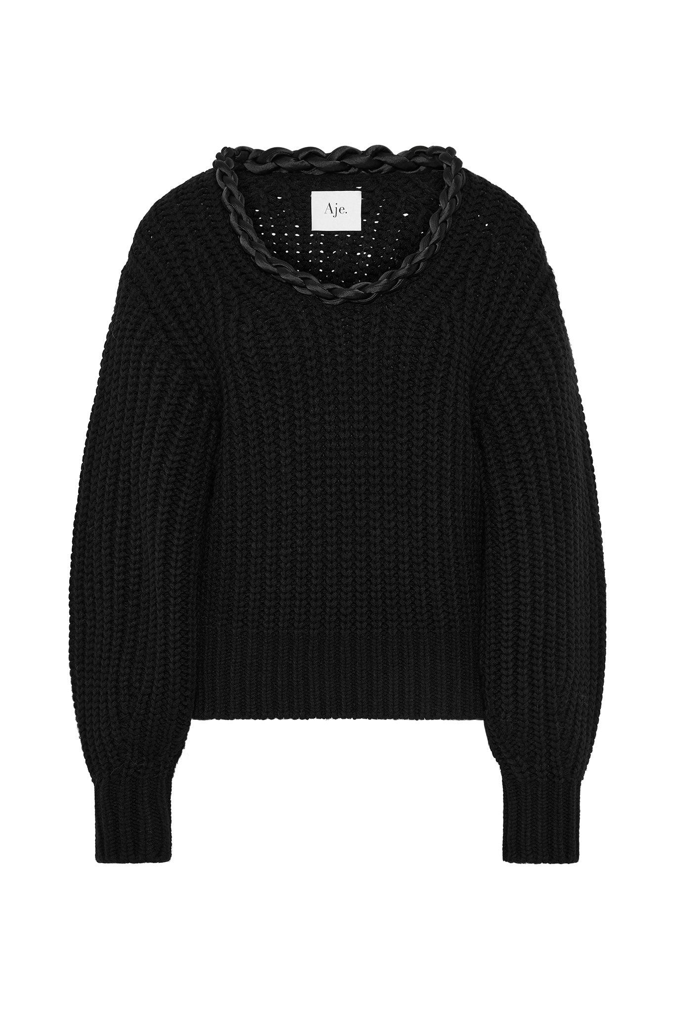 Entwined Open Back Knit Top Product Image