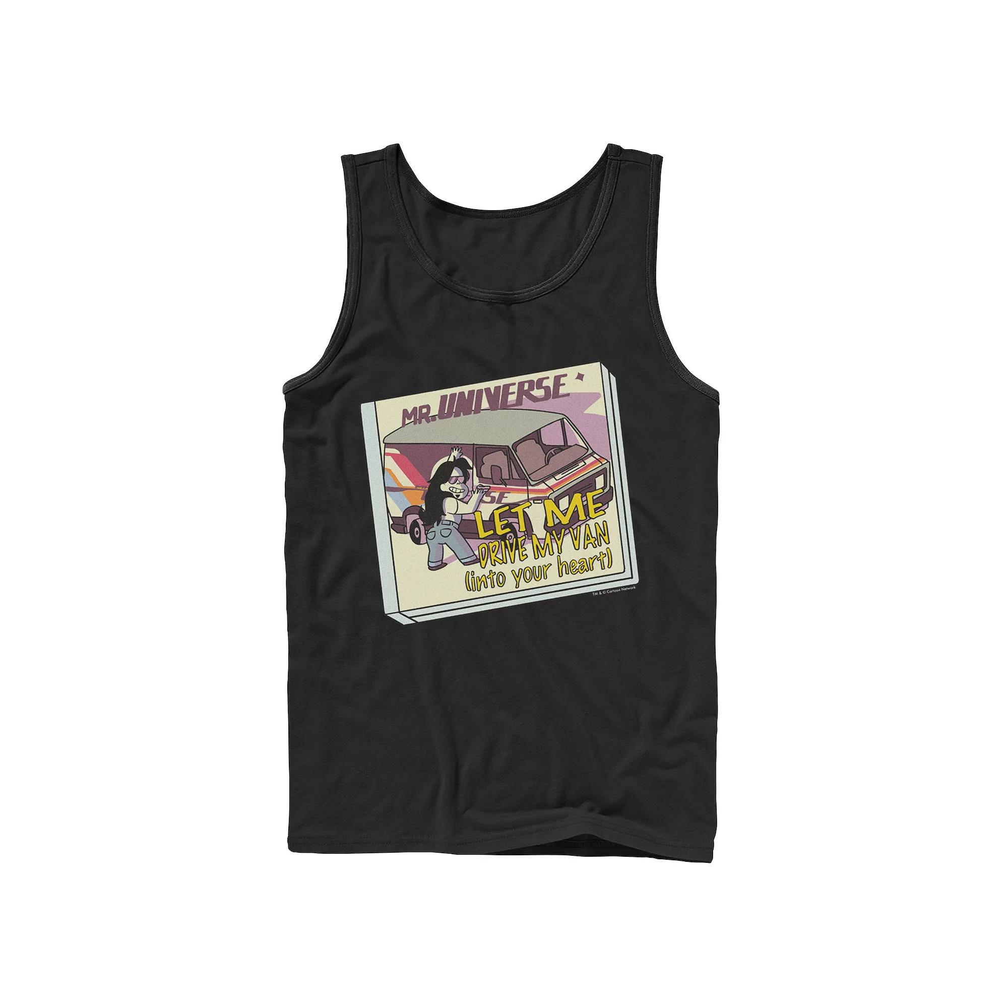 Men's Cartoon Network Steven Universe Drive Into Your Heart Tank Top, Size: XL, Black Product Image