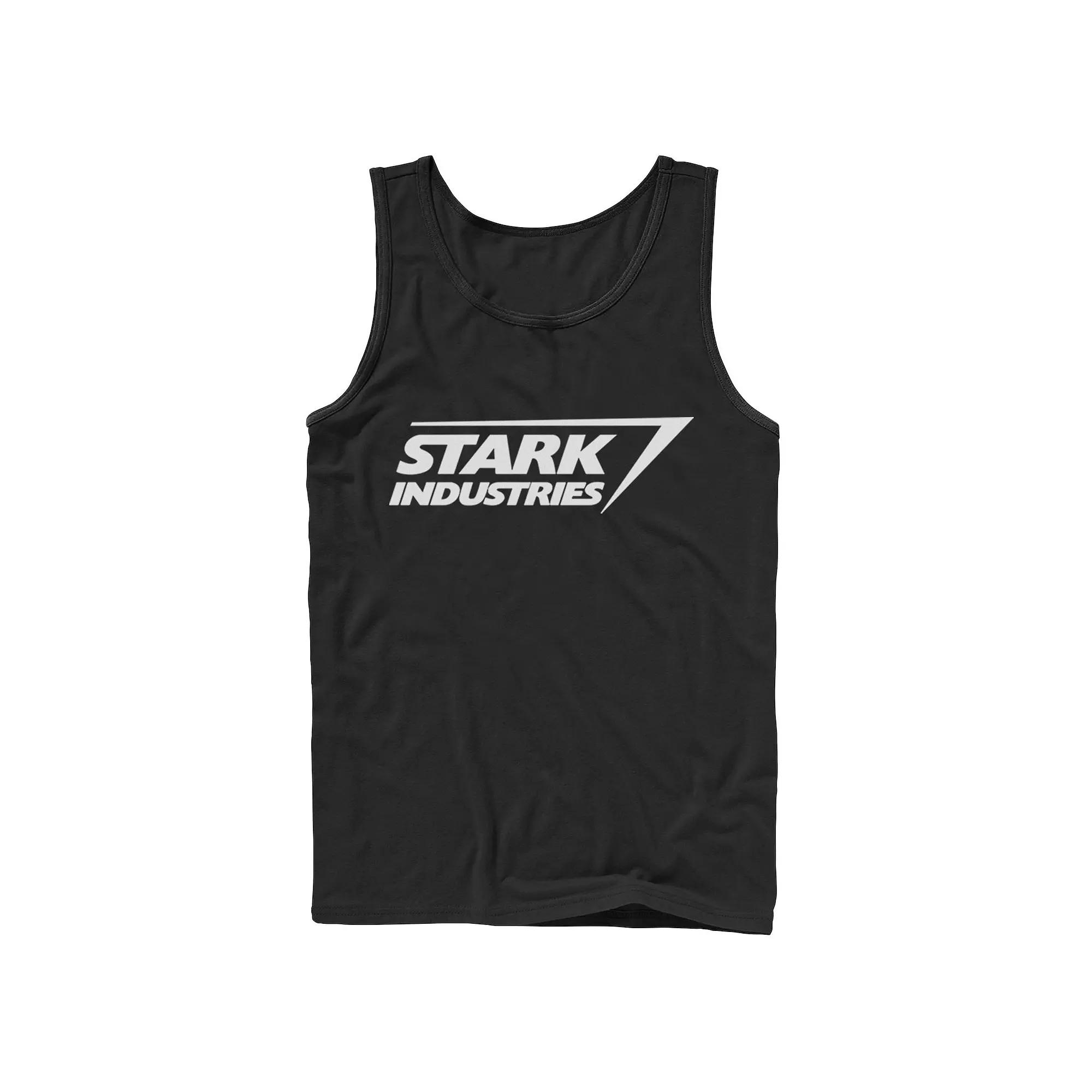 Men's Marvel Iron Man Stark Industries Logo Tank Top,  Product Image