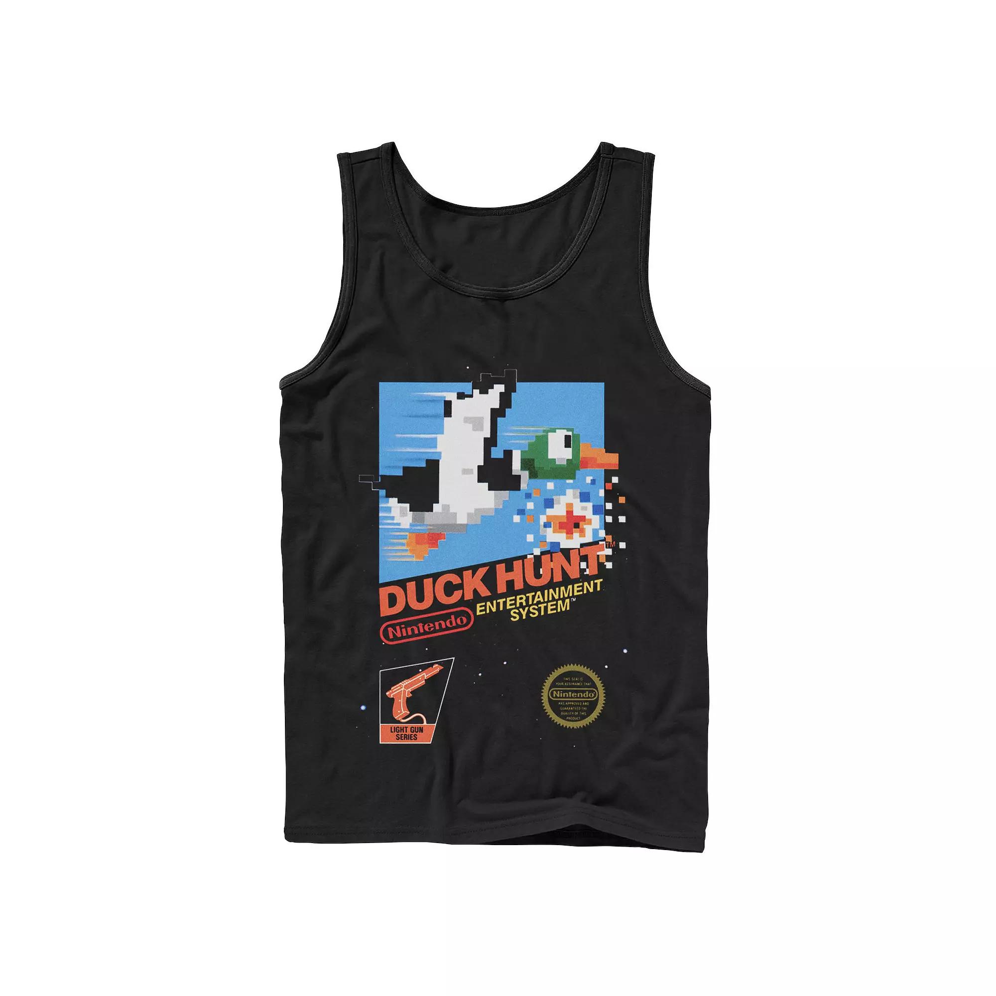Men's Nintendo NES Duck Hunt Retro Vintage Cover Tank Top,  Product Image