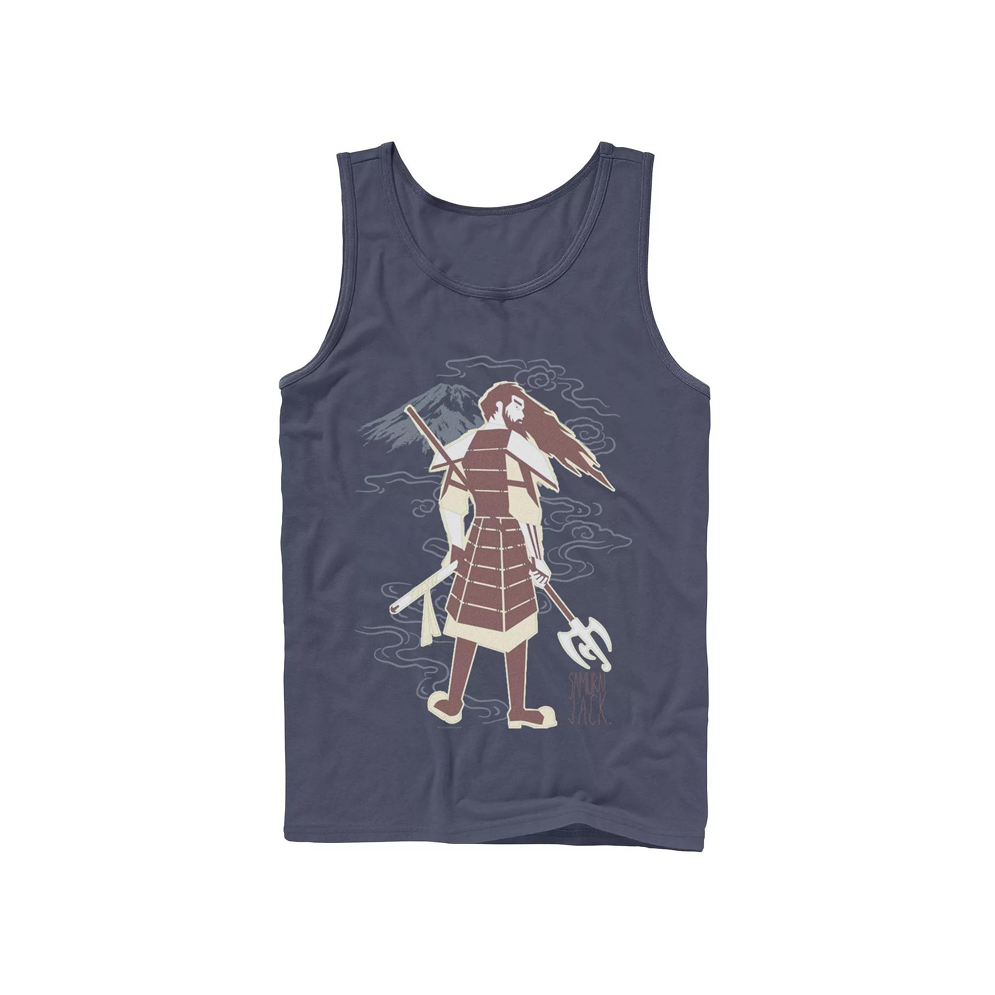 Men's Cartoon Network Samurai Jack Never Looks Back Water Color Tank Top,  Product Image