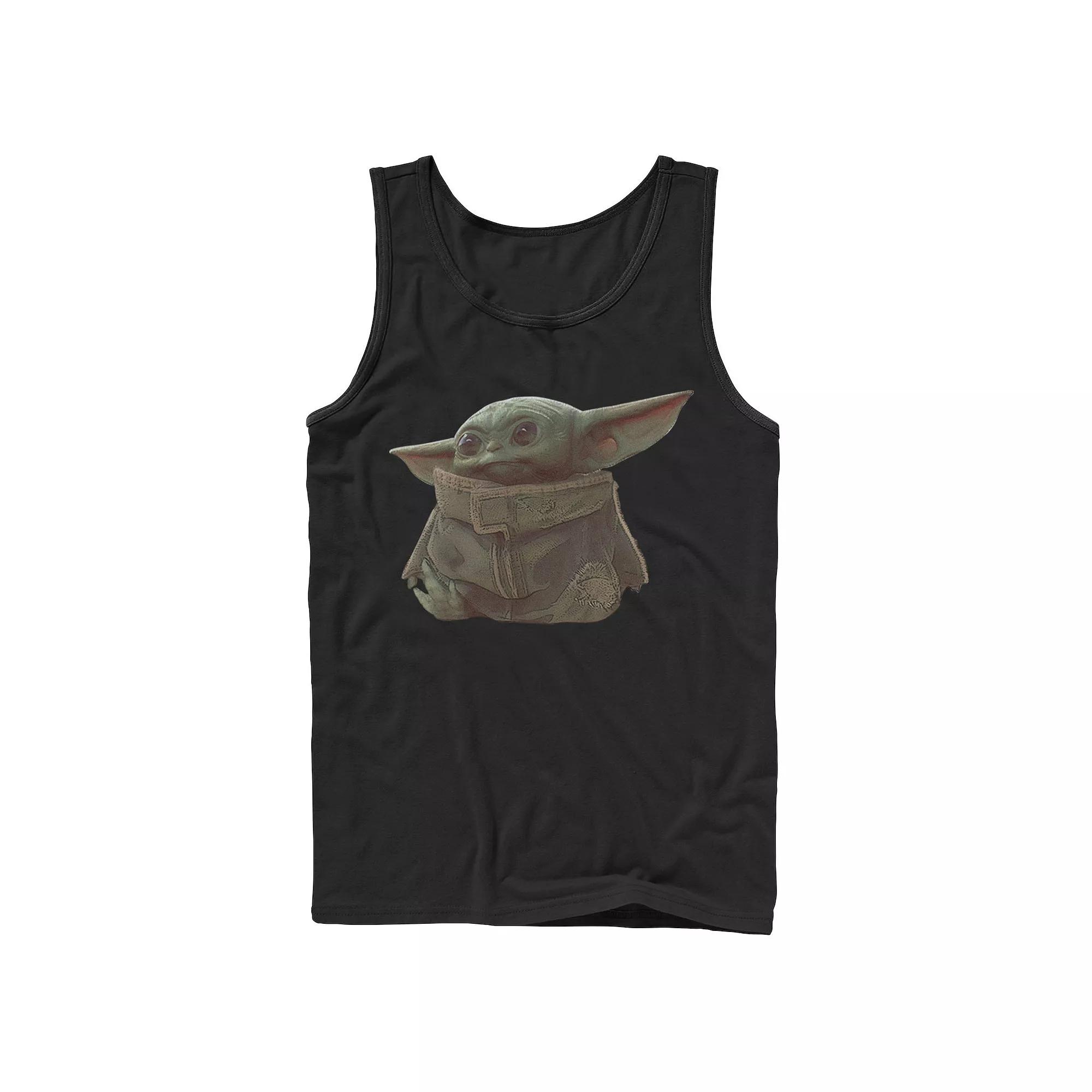 Men's Jurassic Park Beige Flat Movie Logo Tank Top,  Product Image