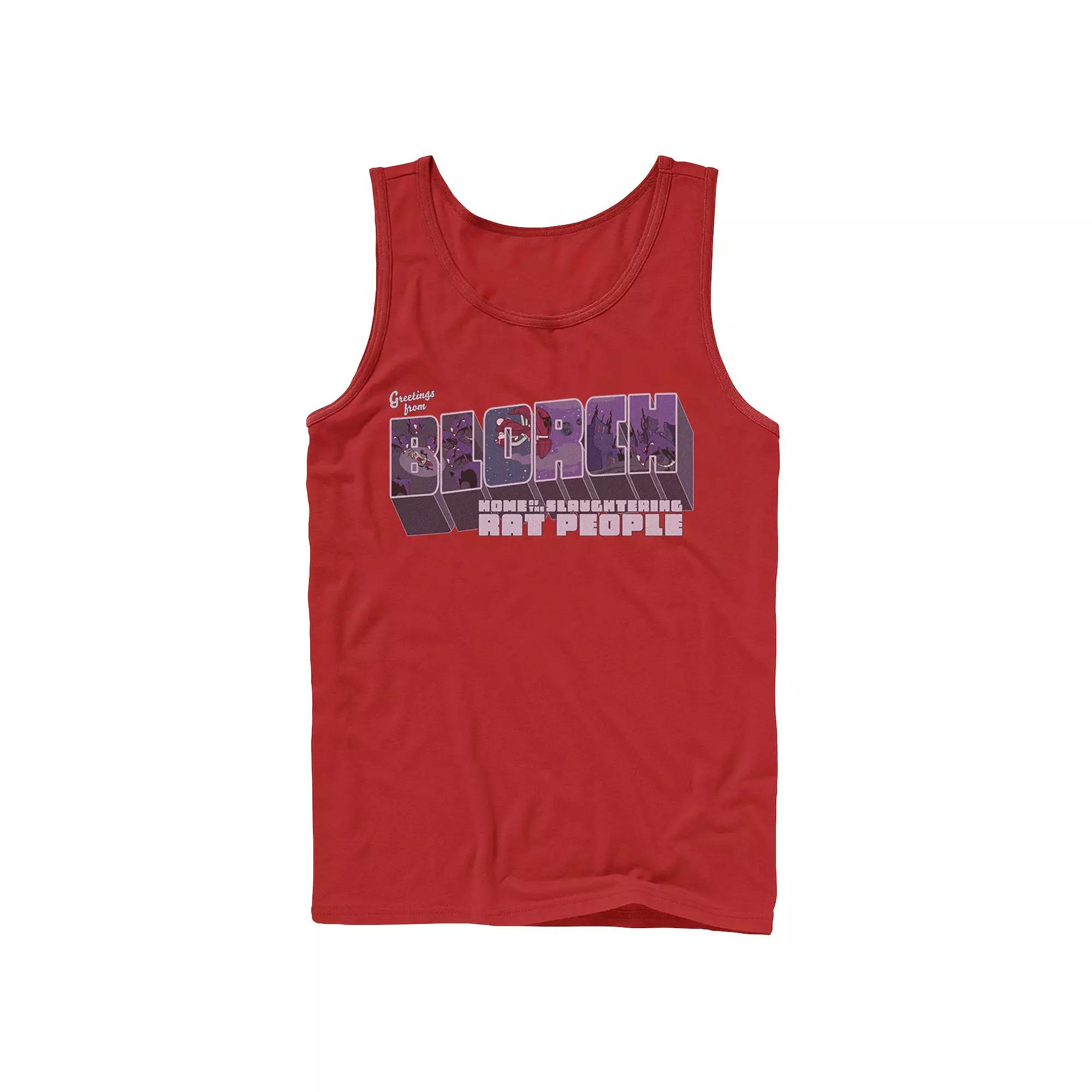 Men's Invader Zim Greetings From Blorch Graphic Tank Top,  Product Image