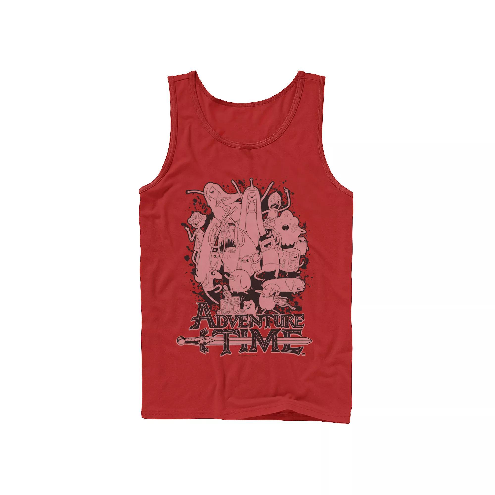 Men's Cartoon Network Adventure Time Splash Tank Top,  Product Image