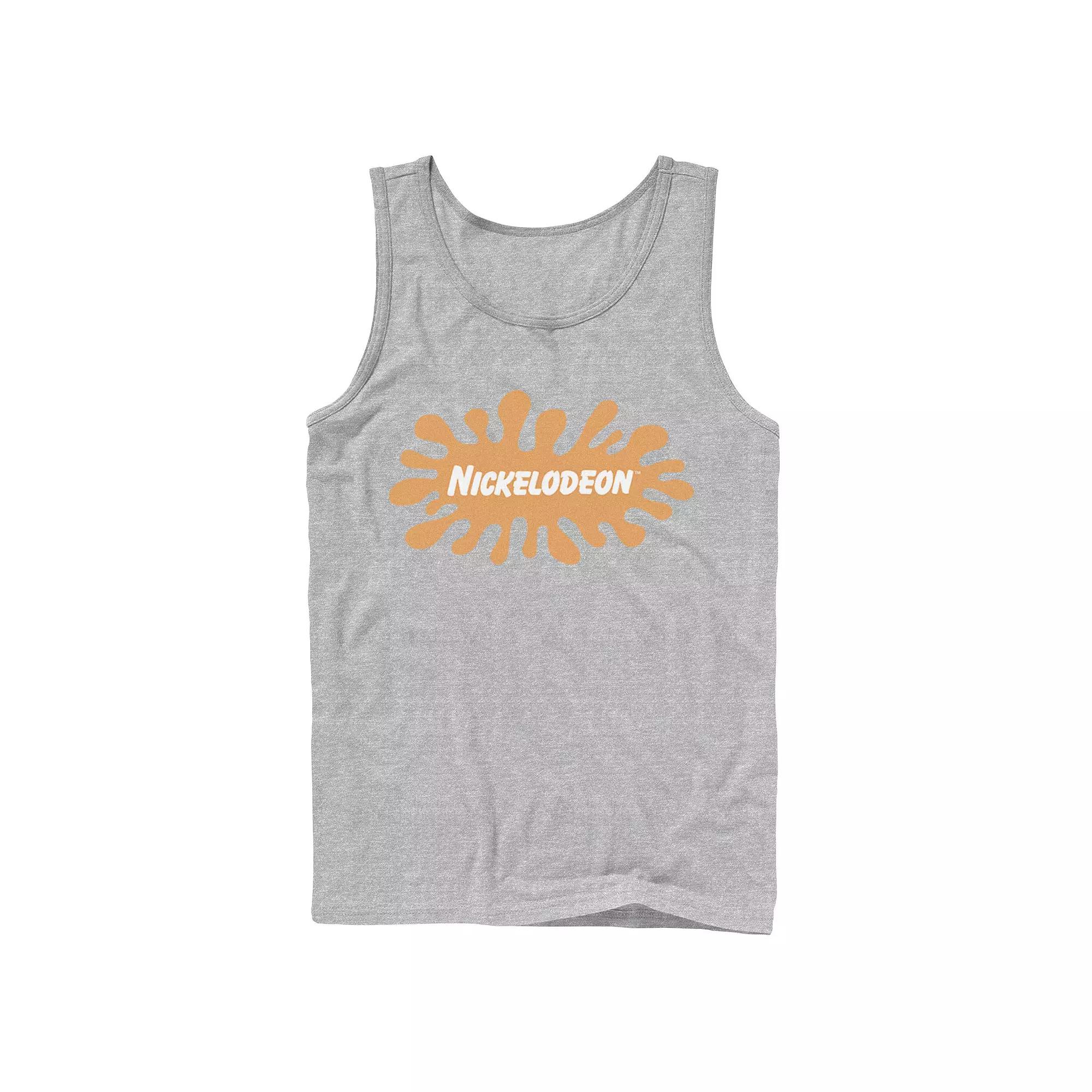 Men's Nickelodeon Classic Splatter Logo Tank Top,  Product Image