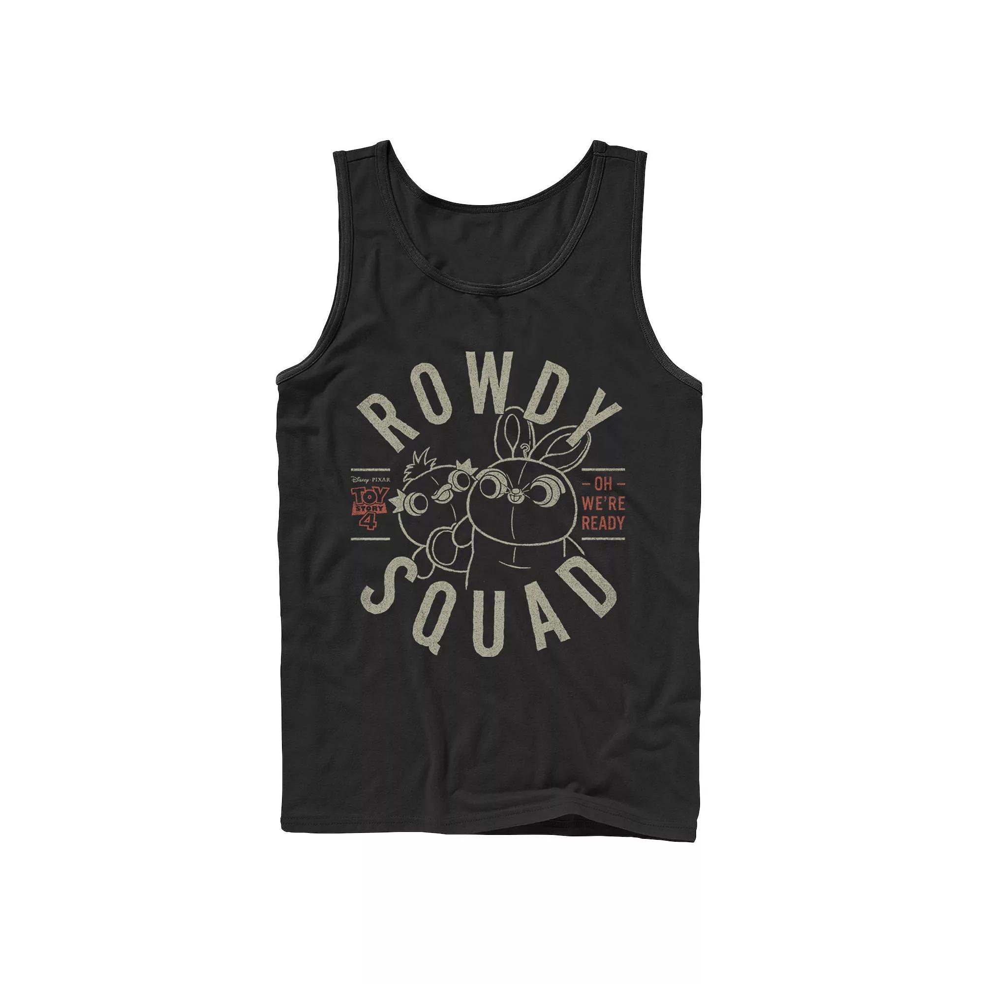 Disney / Pixar's Toy Story 4 Ducky & Bunny Men's Rowdy Squad Logo Tank Top,  Product Image