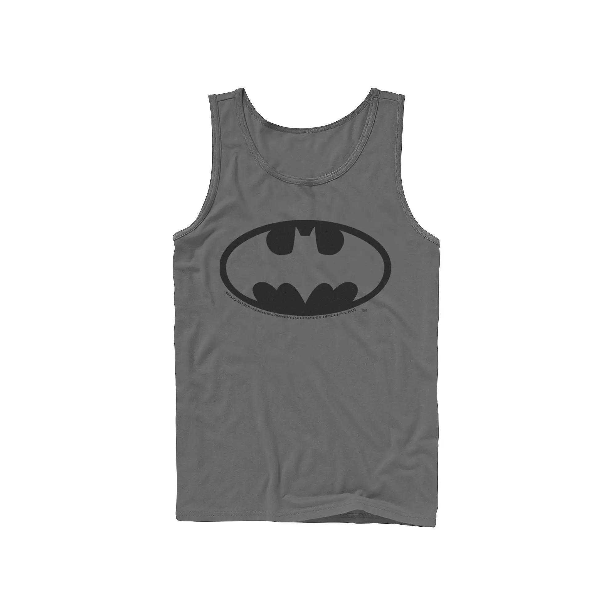 Men's DC Comics Superman Adventures Text Poster Tank Top,  Product Image