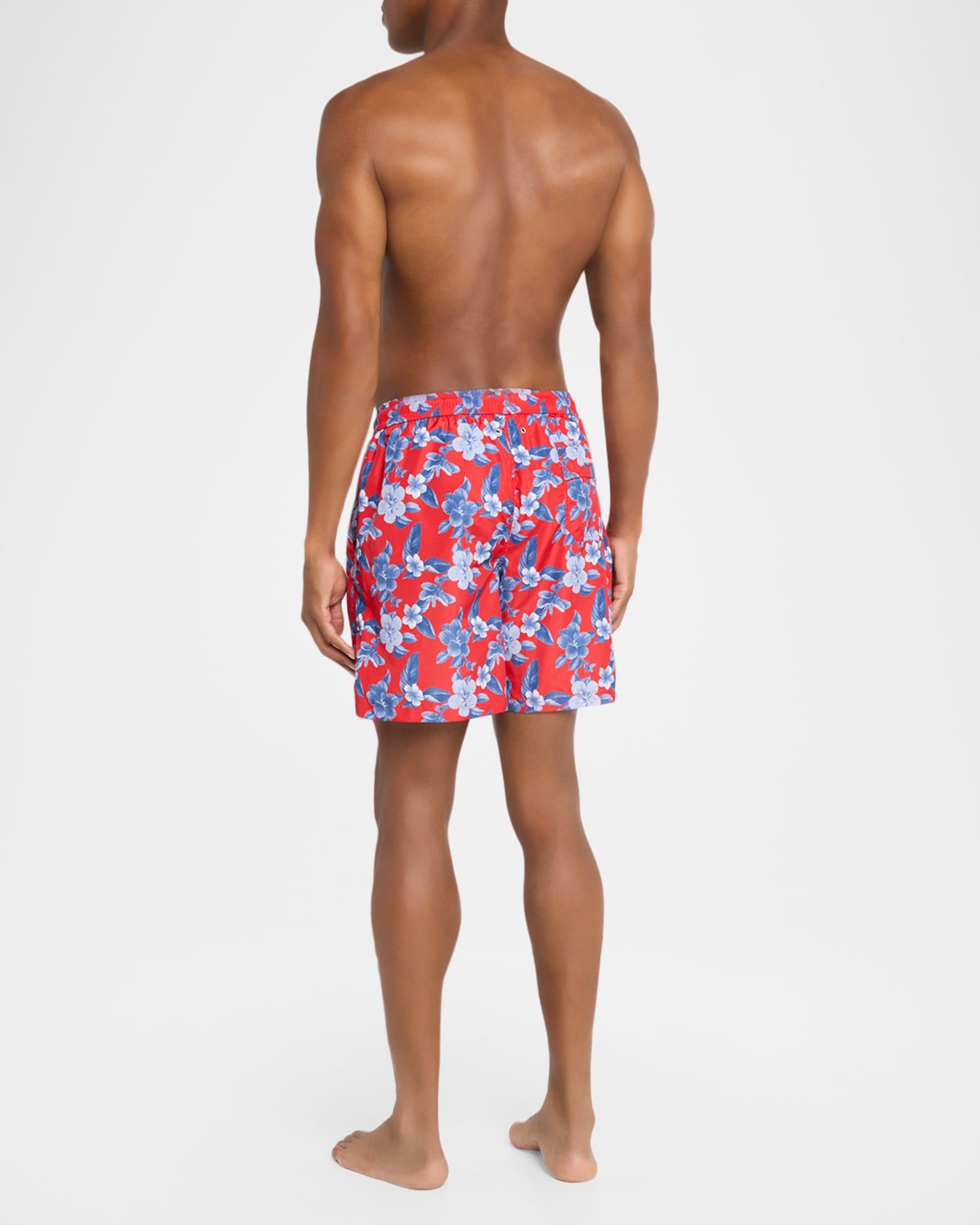 Men's Maxi-Floral Swim Trunks Product Image