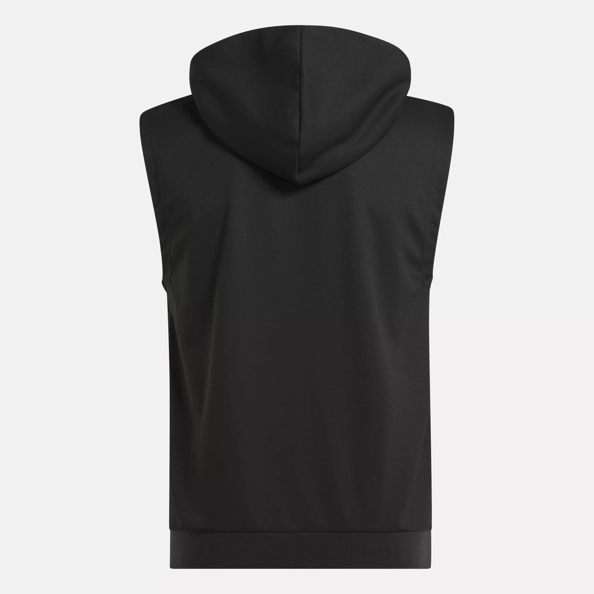 Men's Strength Sleeveless Hoodie Male Product Image