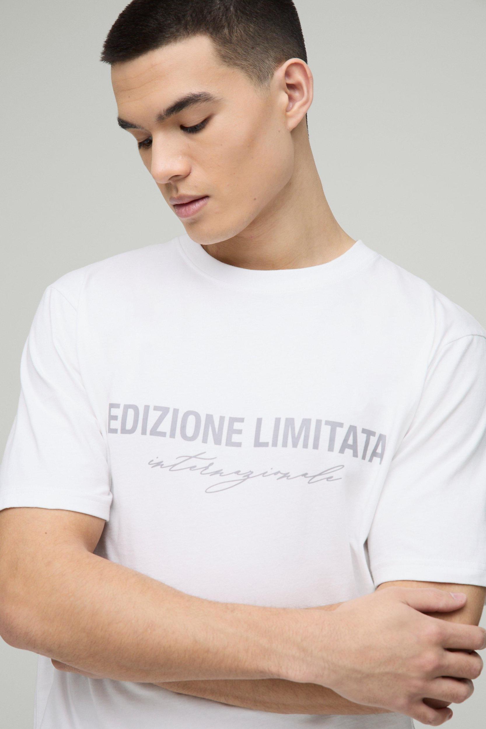 Regular Fit Edizione Limitata Heavyweight T-Shirt | boohooMAN USA Product Image