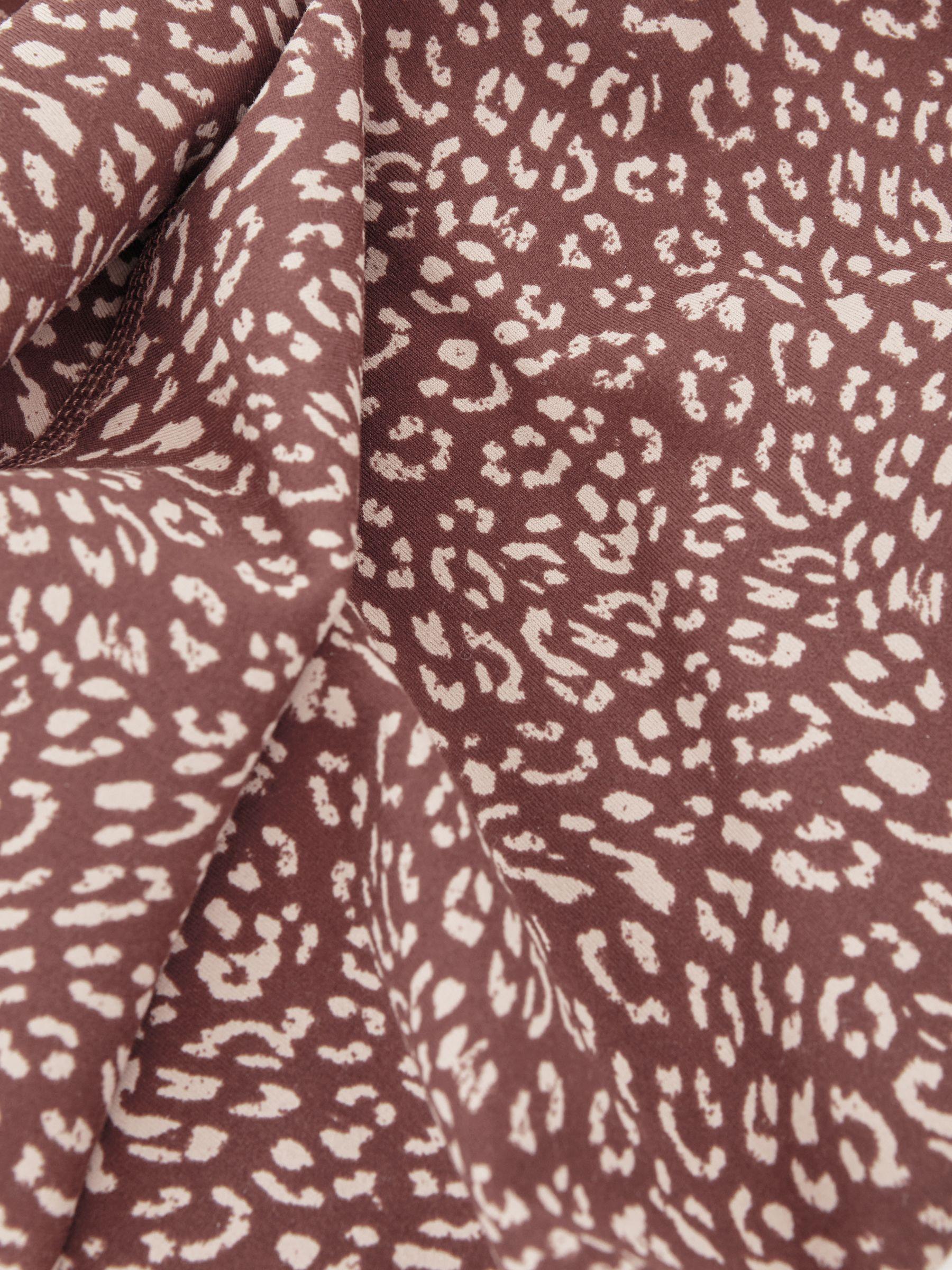 The Upside Bodysuit in Brown Print Product Image