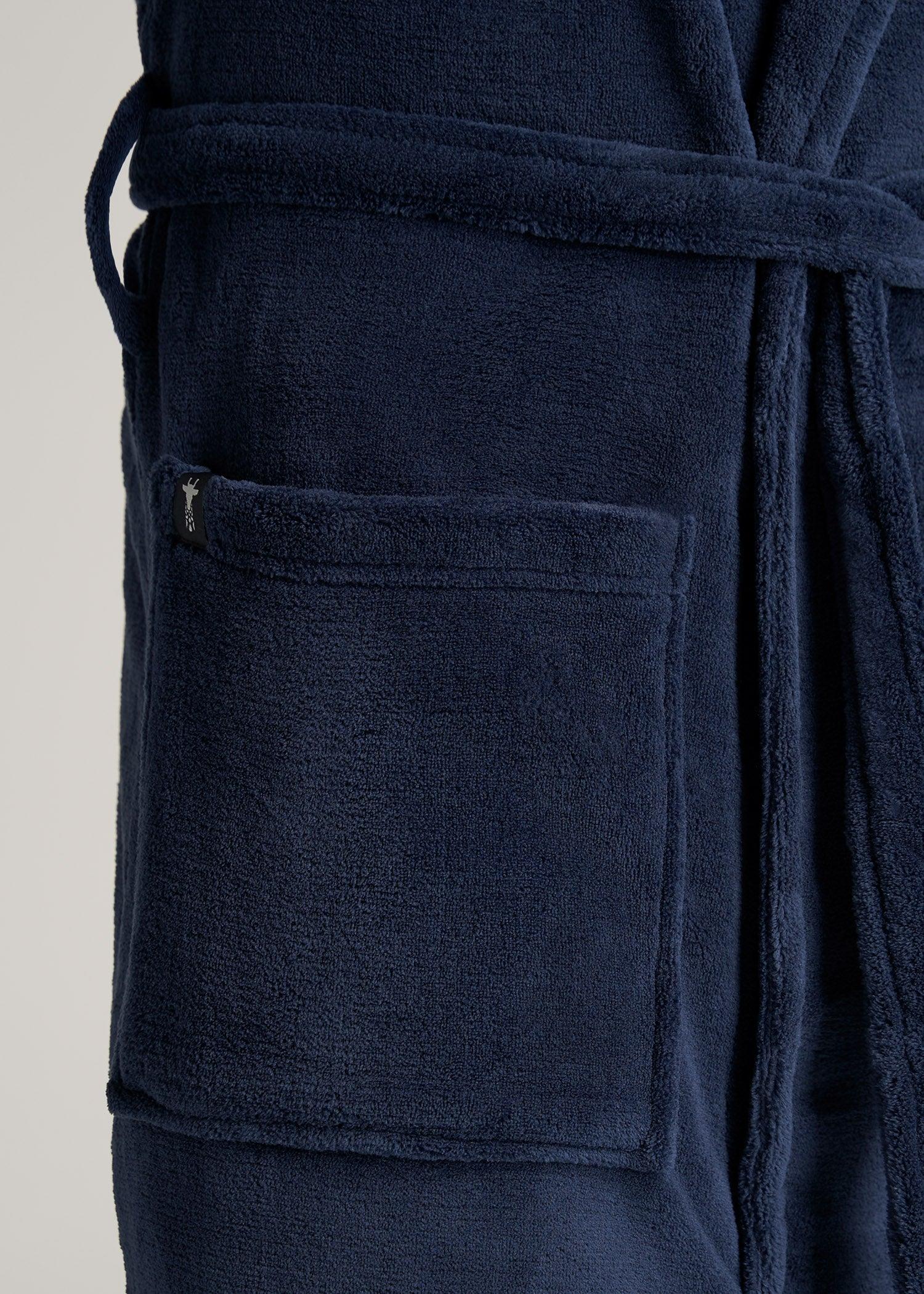 Robe for Tall Men in Navy Male Product Image