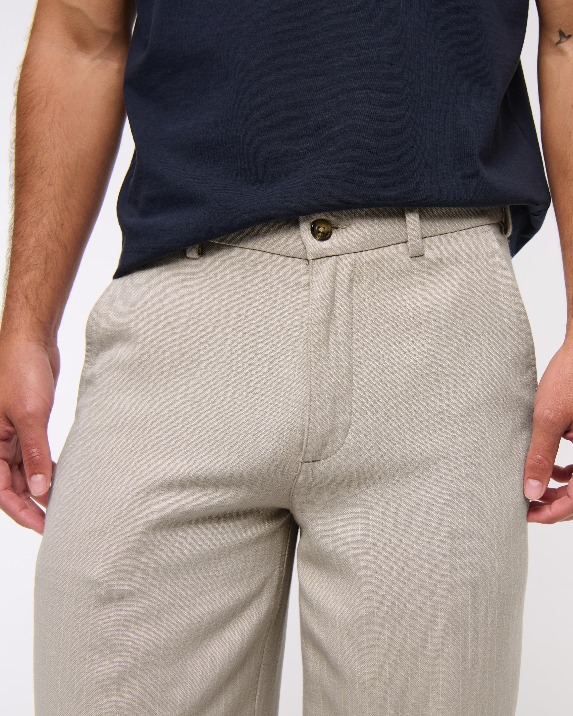 Baggy Tailored Linen-Blend Trouser Product Image