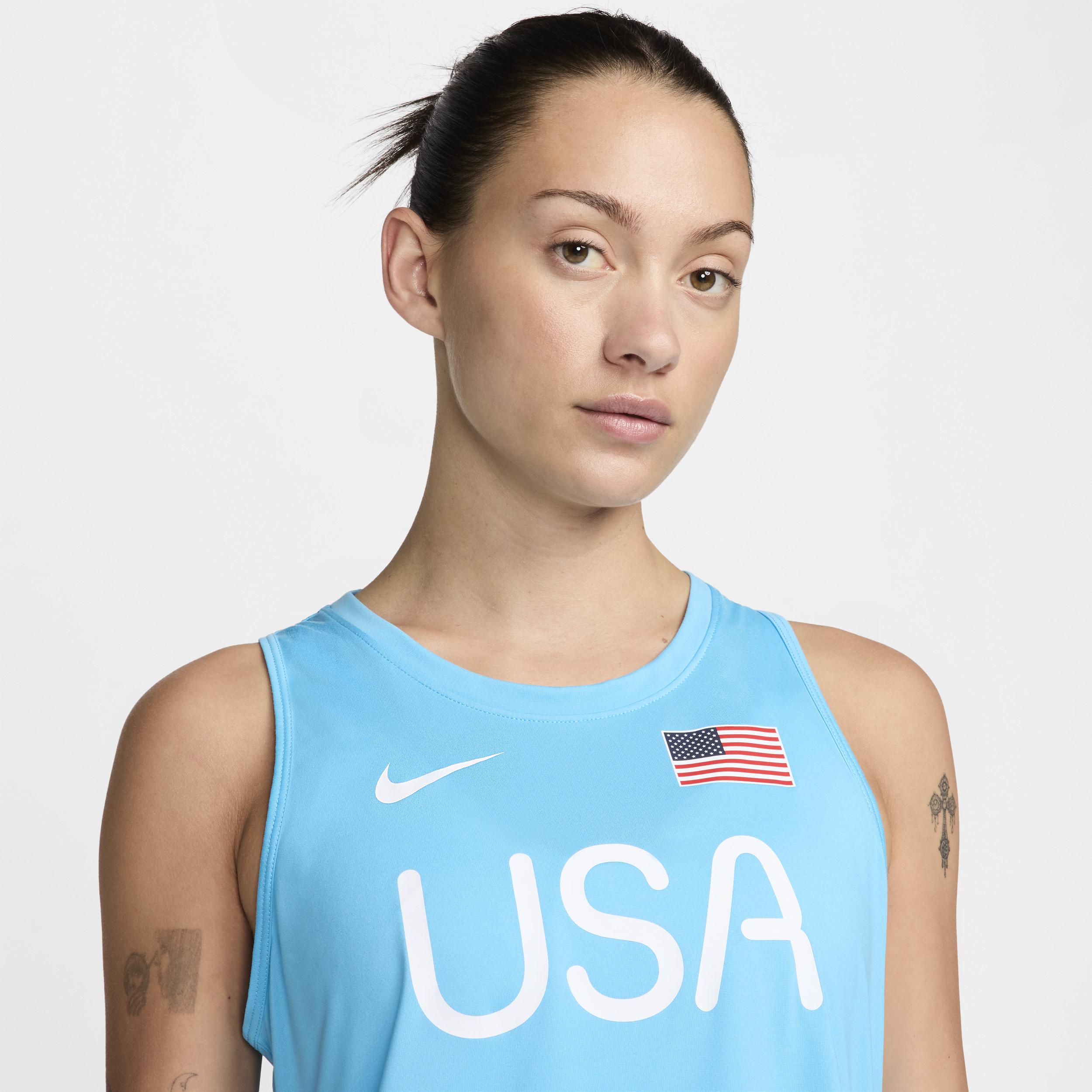 USA One Nike Women's Dri-FIT Running Tank Top Product Image