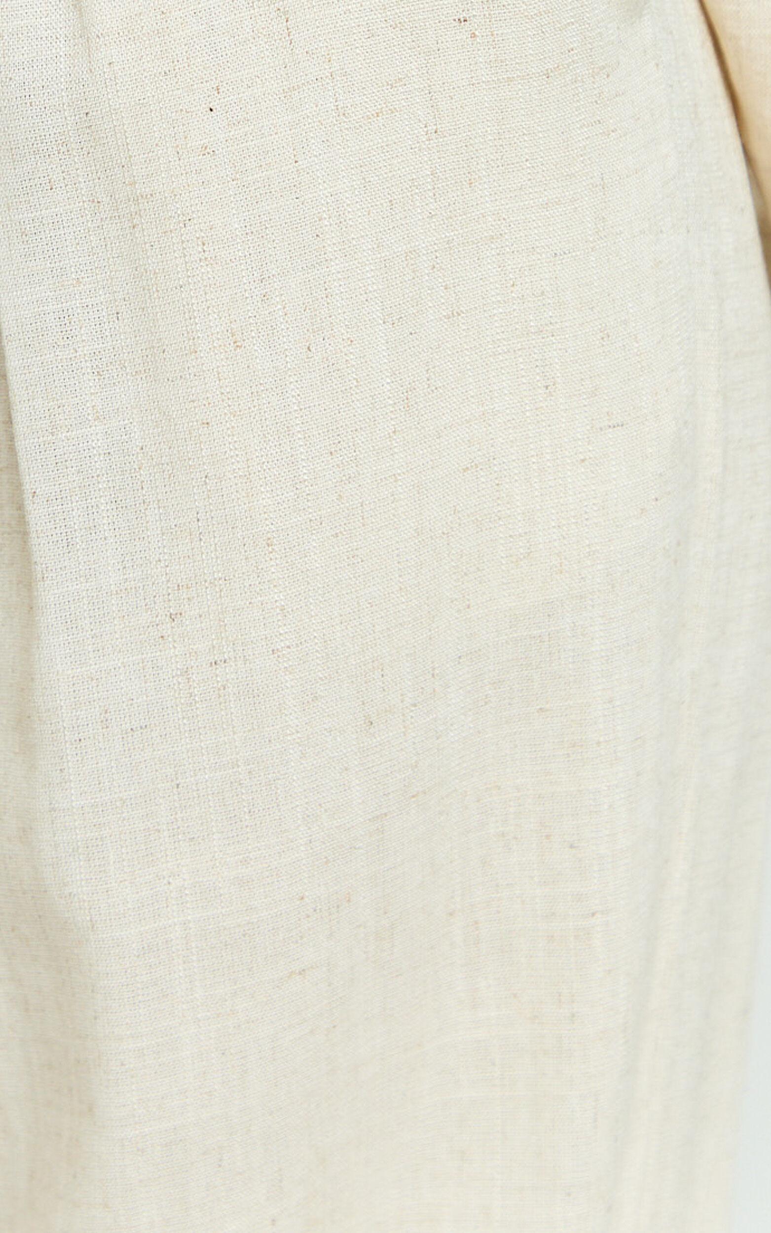 Ace Pants - Linen Look Pant in Oatmeal Product Image