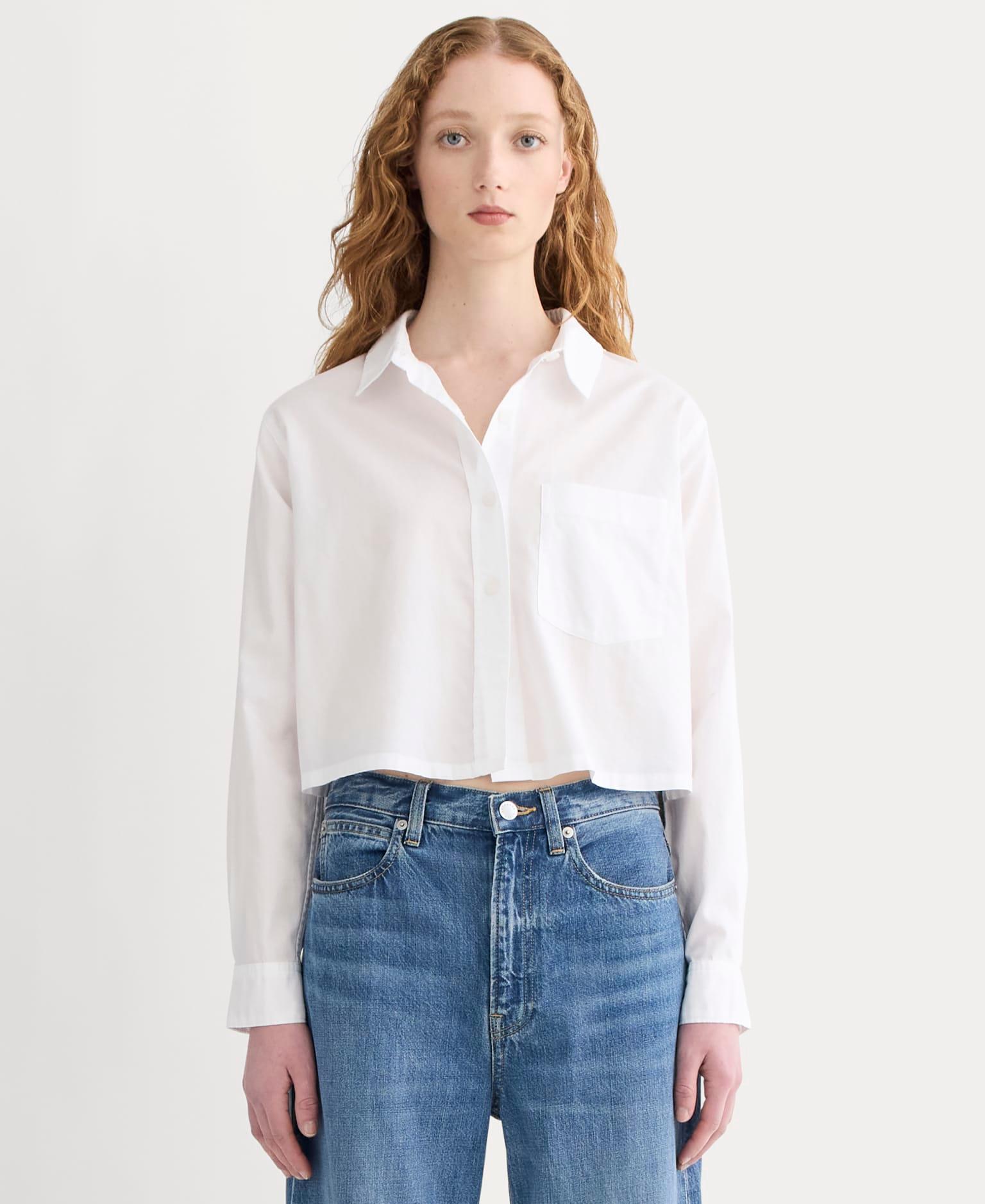 Womens Way-Short Shirt in Silky Cotton by Everlane Product Image