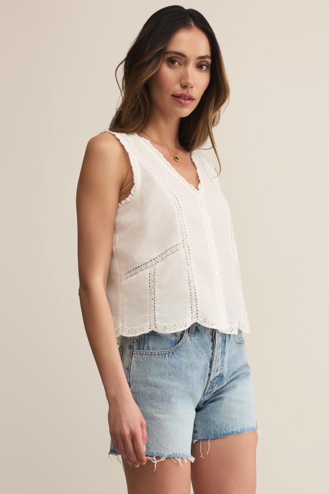 Tomi Embroidered Tank Product Image